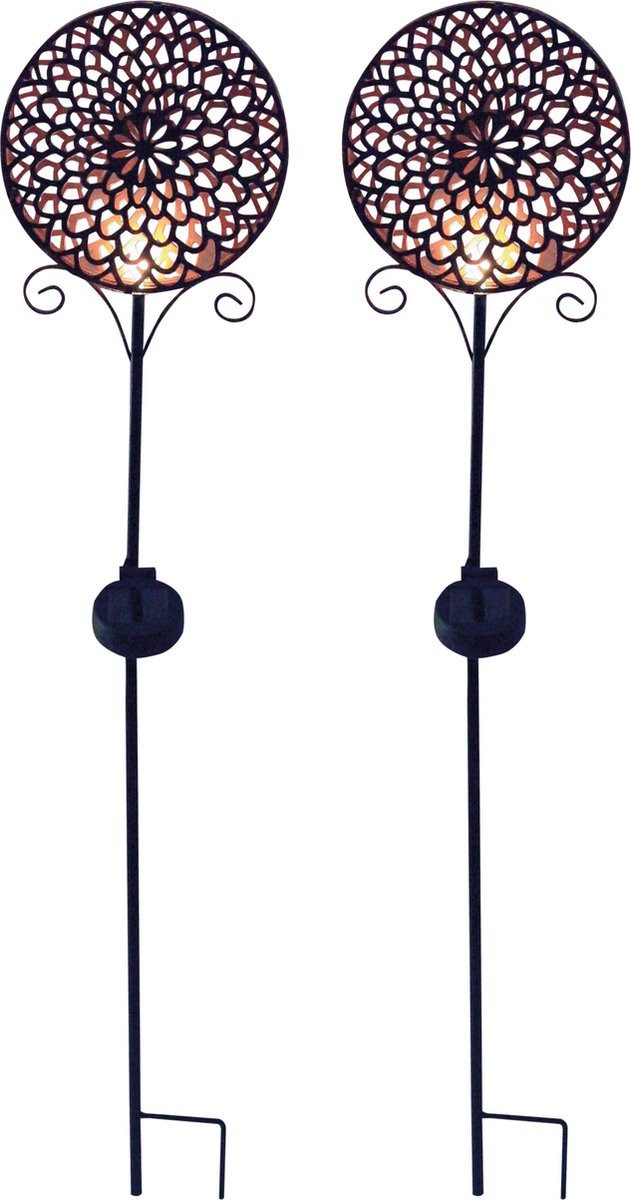 Luxform Gartenleuchte Solar-Erdspieß-Gartenlampe - Mandala - günstig online kaufen