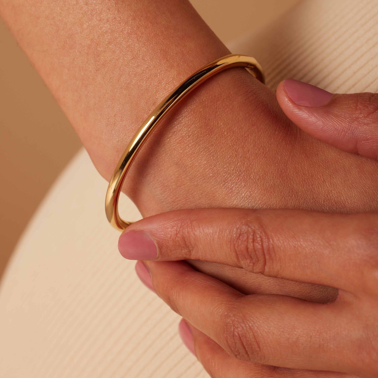 LUCARDI Armreif Armband - Stahl - Gold - Damen – Bild 2 von 3