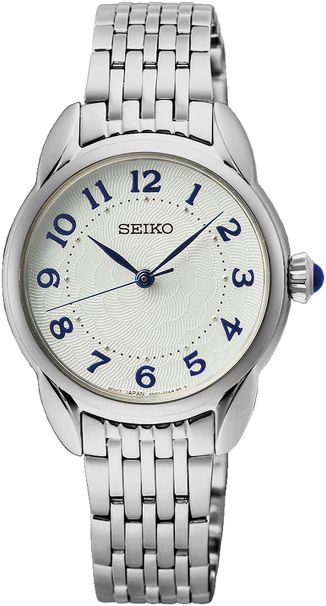 Seiko Quarzuhr SUR561P1, Armbanduhr, Damenuhr, Edelstahlarmband