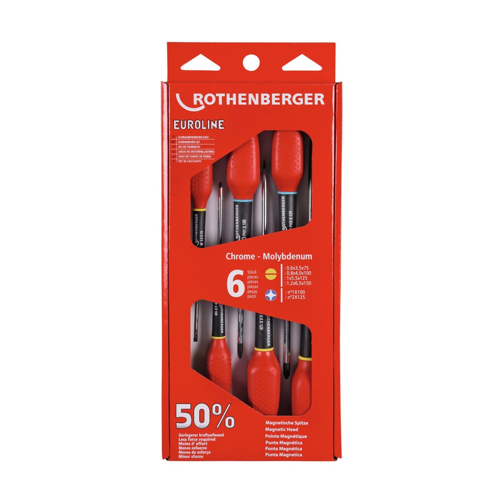 Rothenberger Schraubendreher ROTHENBERGER EUROLINE Schraubendreher Set - 73570
