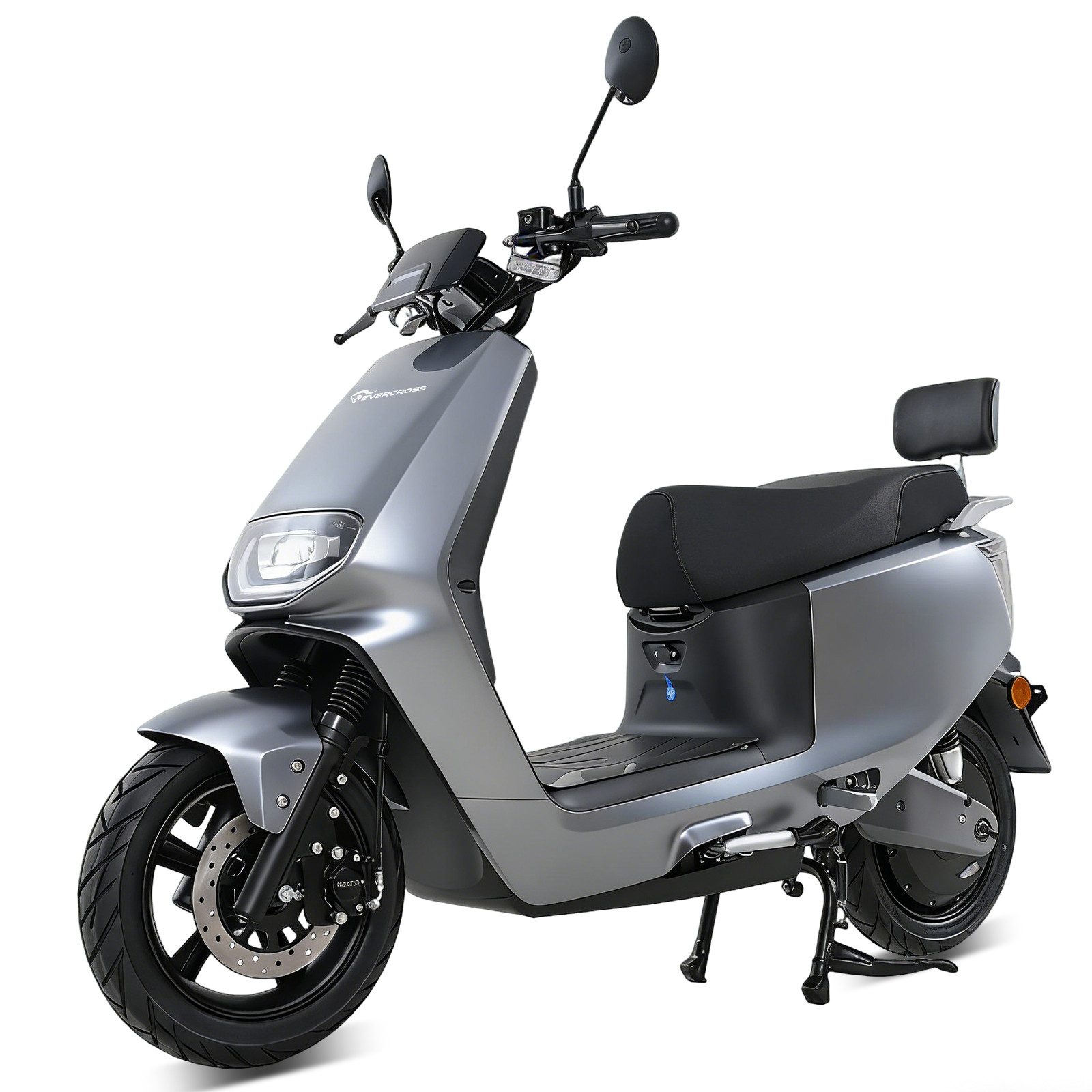 EVERCROSS TECH E-Motorroller ET3-1, 60V 2000W Moter 24AH, 45km/h Bis zu 85-100km, AM Erforderlich, 45 km/h, LED-Anzeige, Blinker, Funkschlüssel, Alarmanlage, Doppelstoßdämpfer