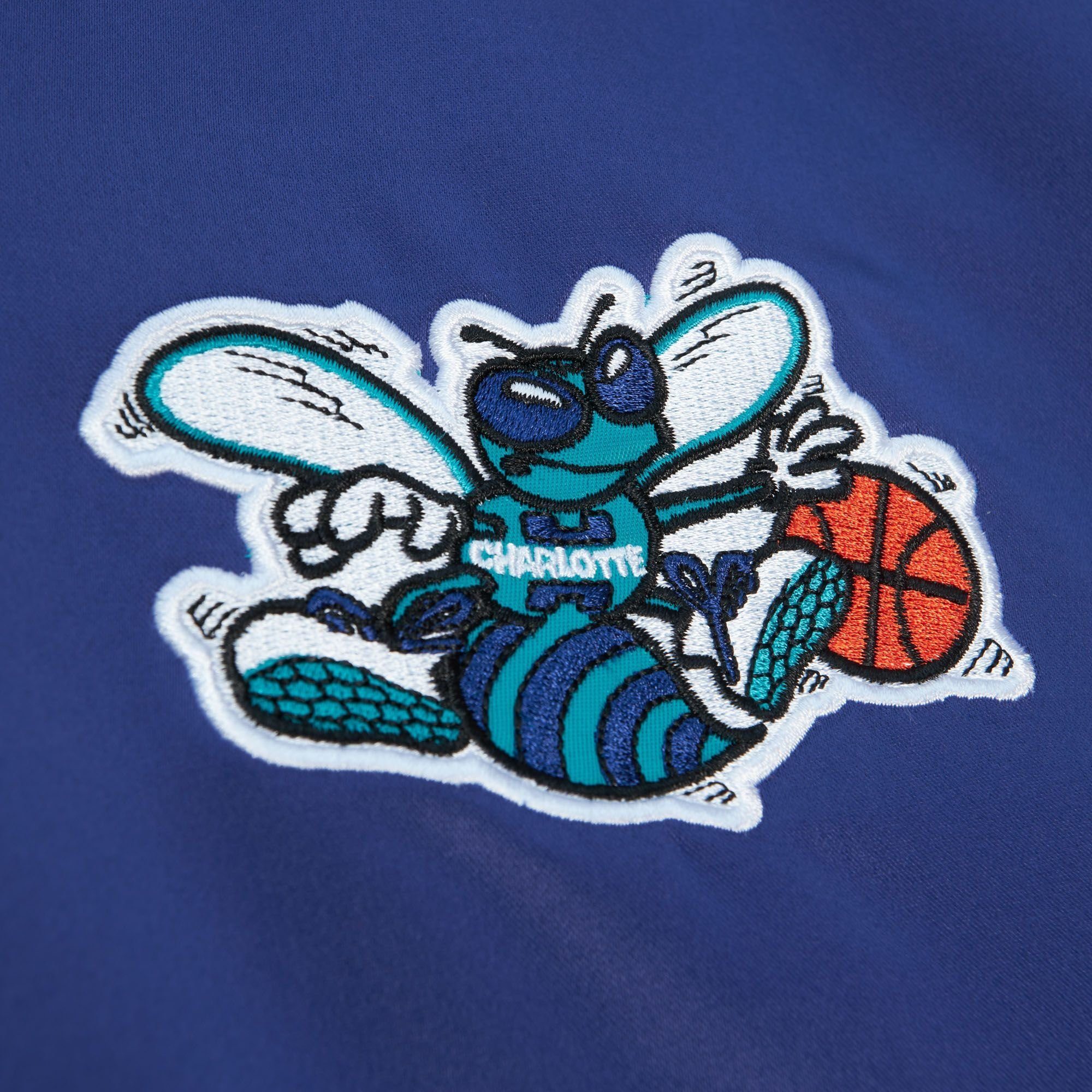 Ness Hornets Charlotte Mitchell Windbreaker & Varsity Satin