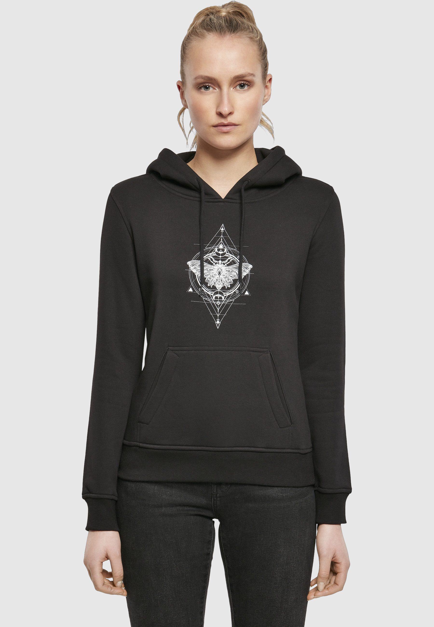 MisterTee Sweatshirt MisterTee Damen Ladies Moth Hoody (1-tlg)