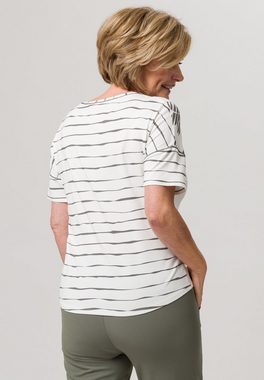 FRANK WALDER Kurzarmshirt mit modischem Print