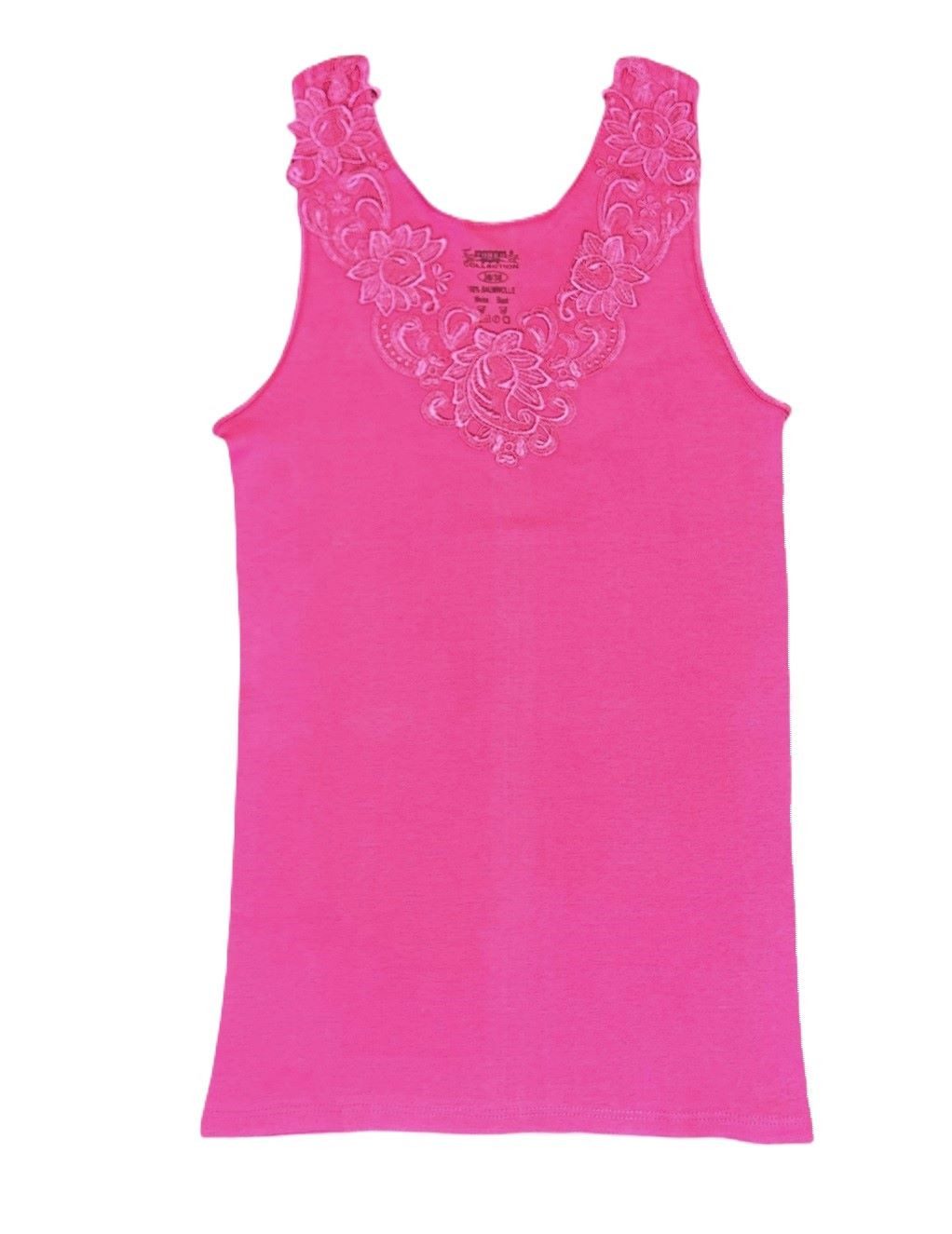 Toker Collection® Achselhemd Damen Unterhemd mit extra breiter Spitze (1 Stück, einzeln gepackt) Spitze in vielen Varianten