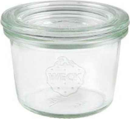 WECK Einmachglas, Glas, (Set, 12-tlg), Mini-Sturzglas, ohne Ringe und Klammern