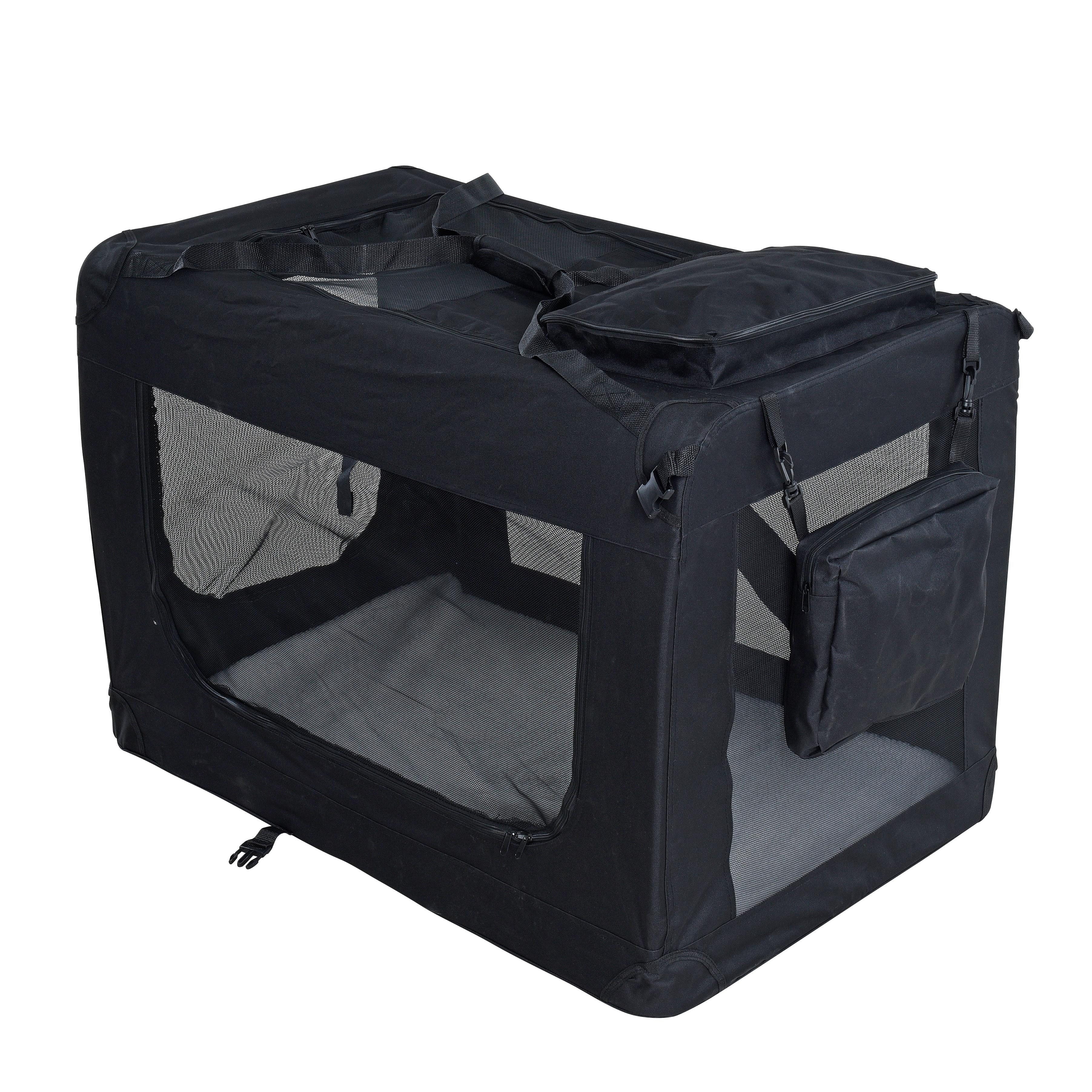ESTEXO Tiertransportbox Transportbox Hundebox Faltbox XXXL Transporttasche faltbar Tierbox H