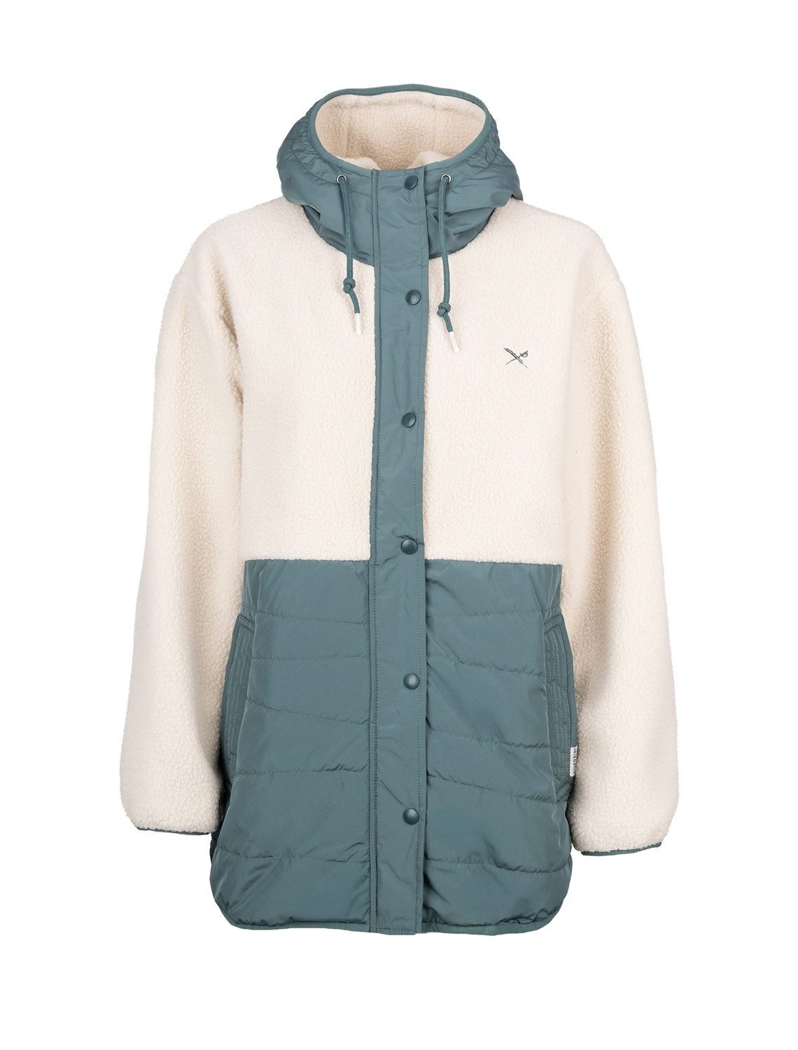 iriedaily Fleecejacke IrieDaily Arctik Long Jacket (1-St) verdeckter Reißve günstig online kaufen