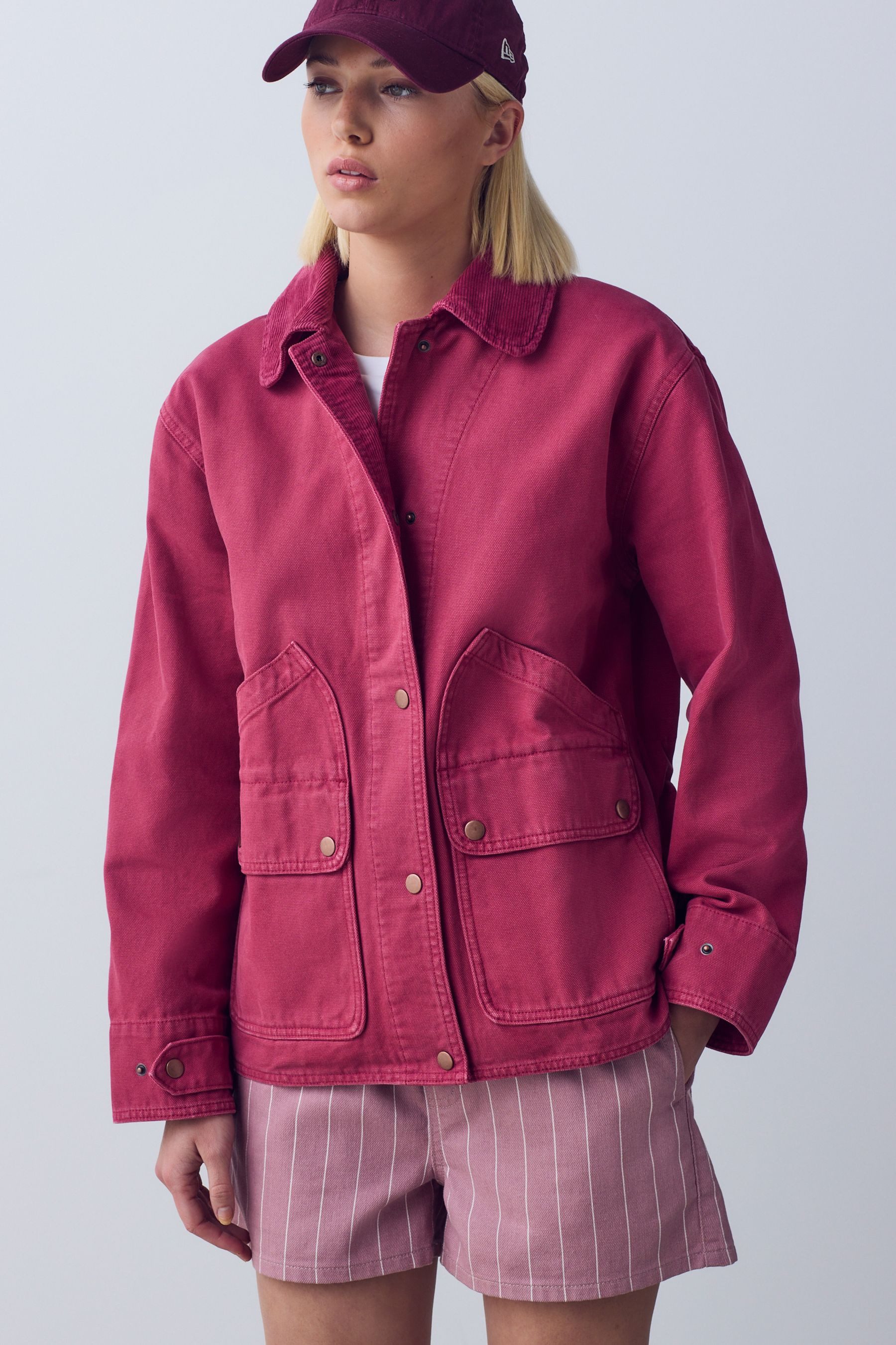 Next Hemdjacke Baumwolljacke (1-St)