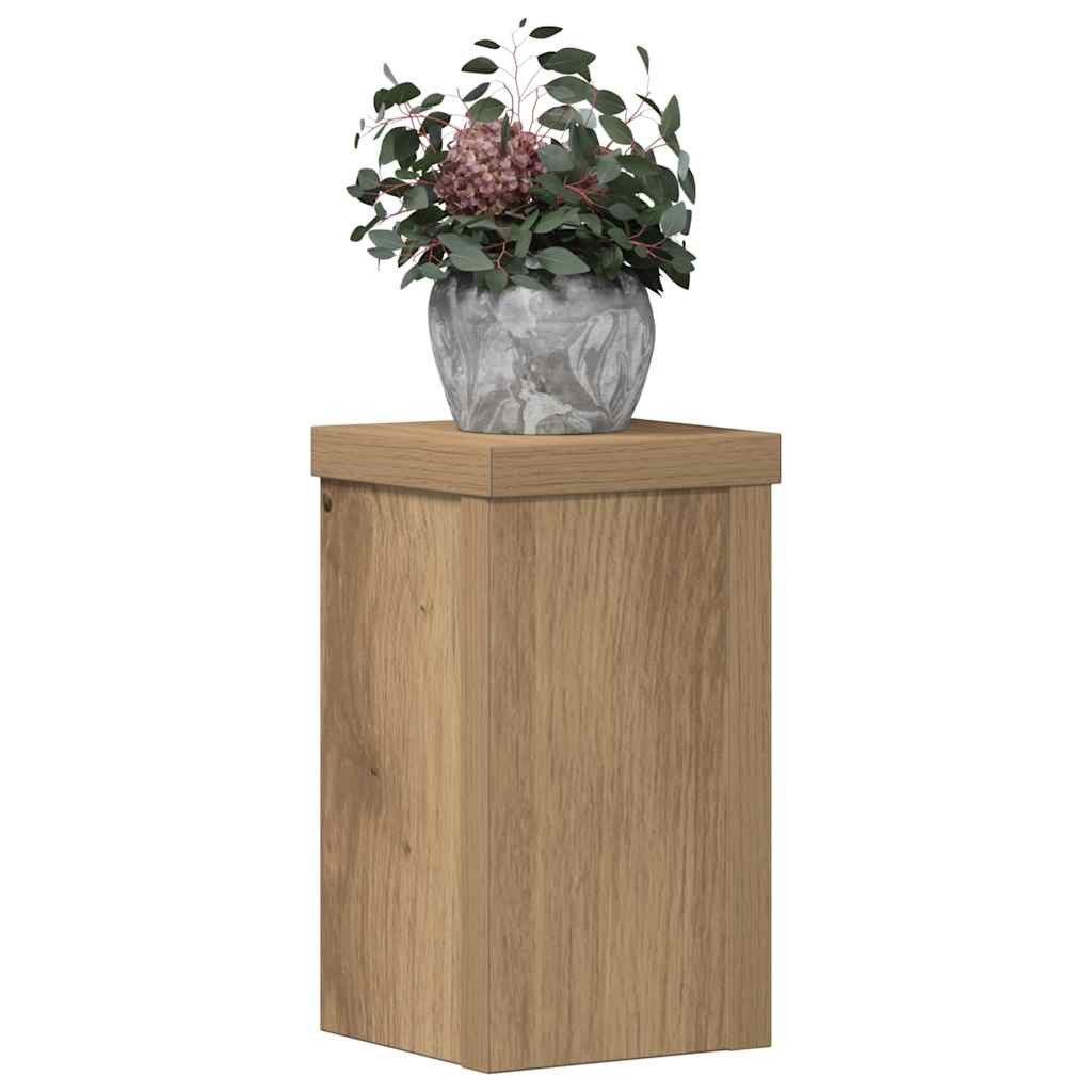 vidaXL Blumenständer Pflanzenständer 2 Stk. Artisan-Eiche günstig online kaufen