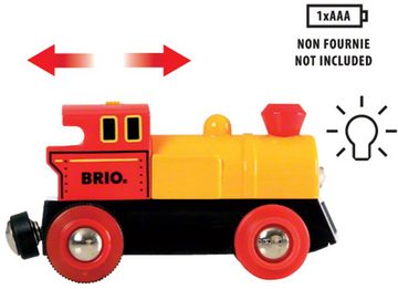 BRIO® Spielzeug-Eisenbahn BRIO® WORLD, Zug mit Batterielok, mit LichtMade in Europe, FSC® - schützt Wald - weltweit
