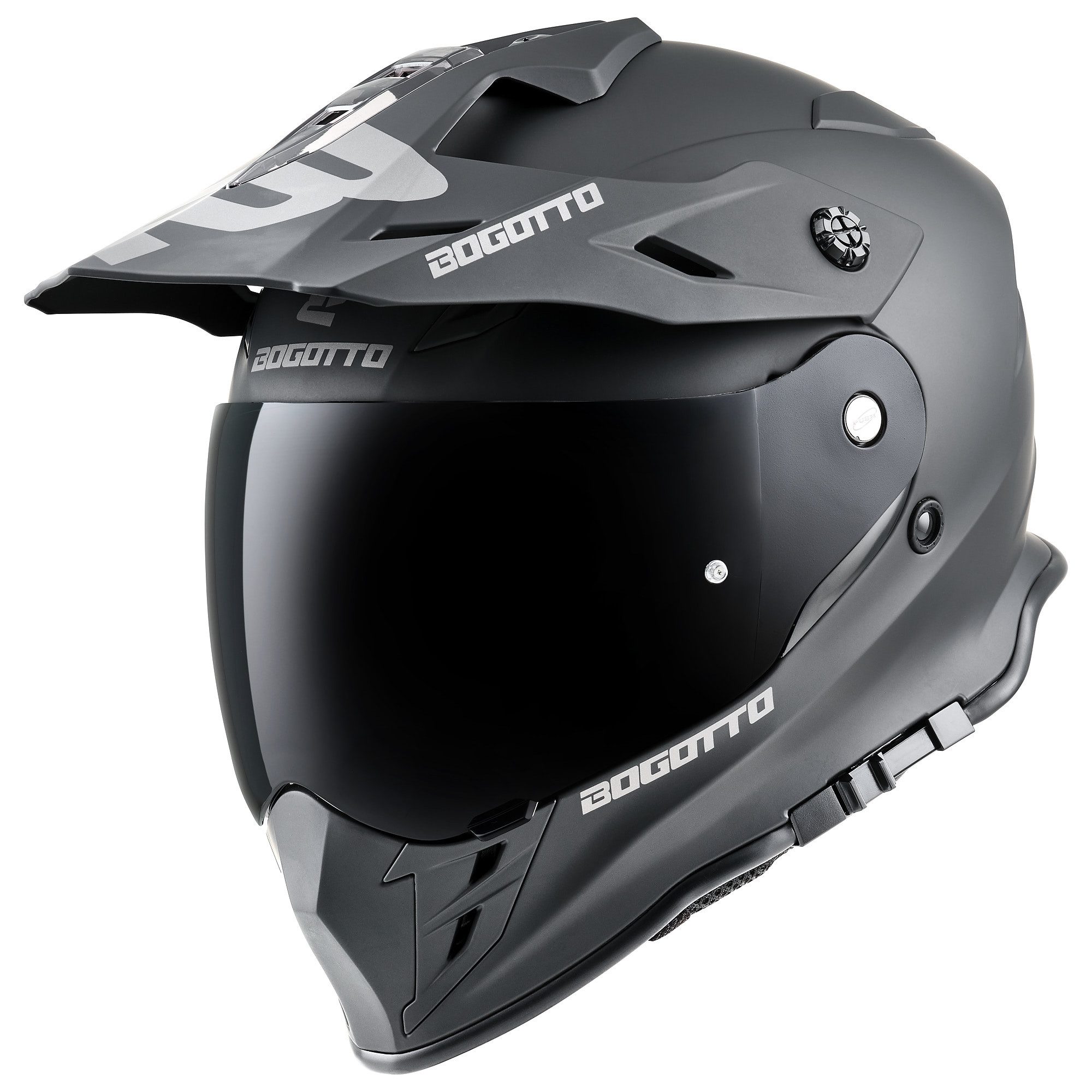 Bogotto Motocrosshelm H331 Enduro Helm, Integriertes Sonnenvisier