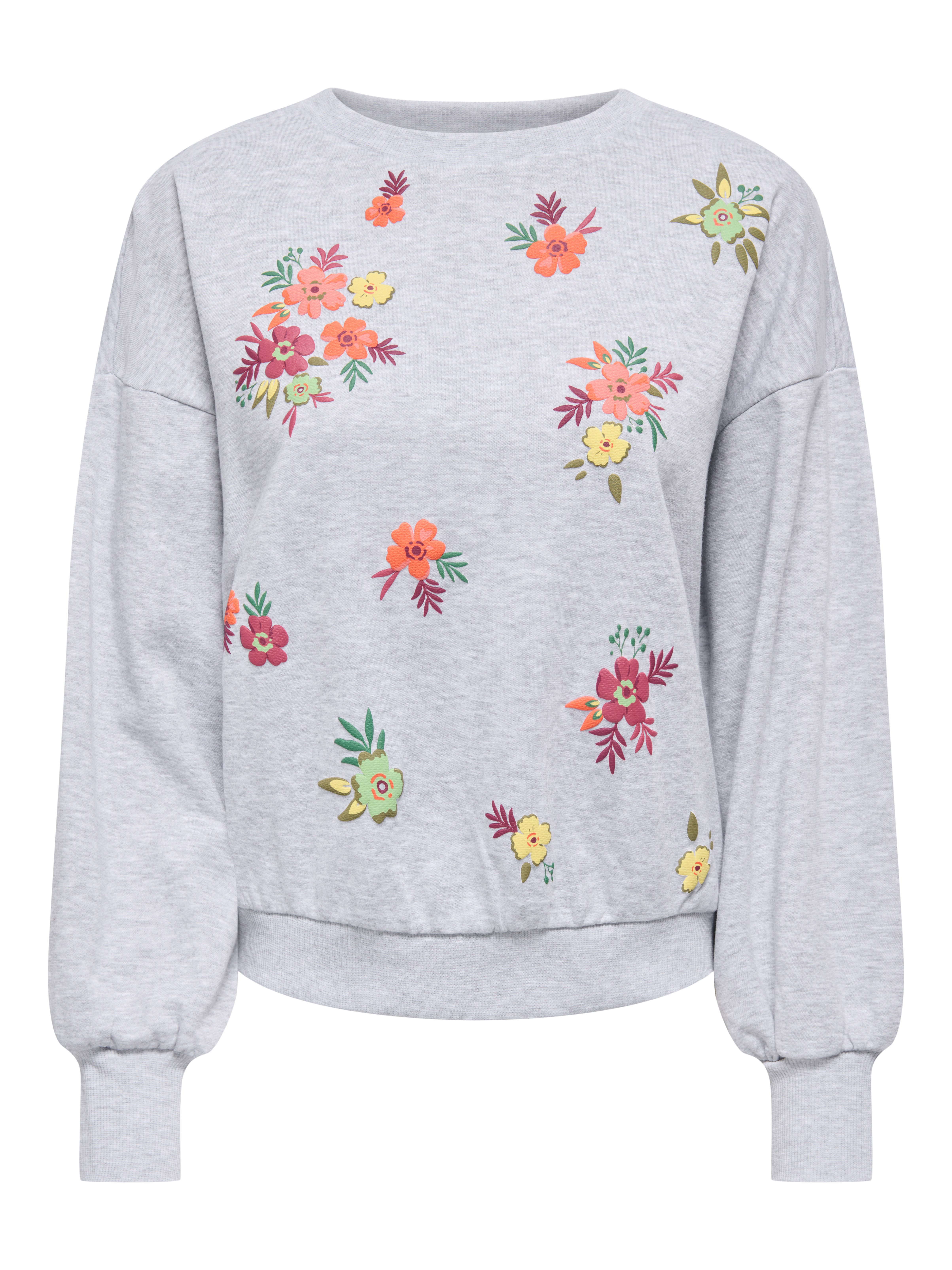 ONLY Sweatshirt ONLBROOKE L/S O-NECK FLOWER SWT günstig online kaufen