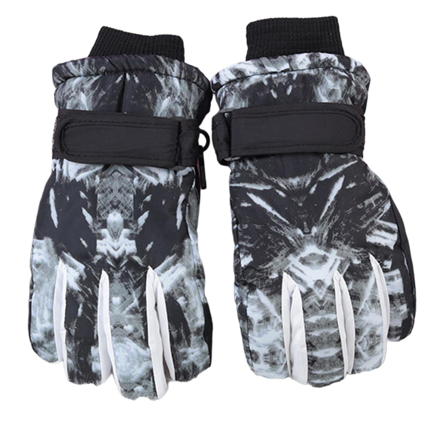 LAPA HOME Boxhandschuhe Wasserdicht Anti-Rutsch Sporthandschuhe Winddichte Fahrradhandschuhe (1-tlg., Paar), Warm Winterhandschuhe für Kinder/Jugendliche/Erwach Fleecehandschuhe