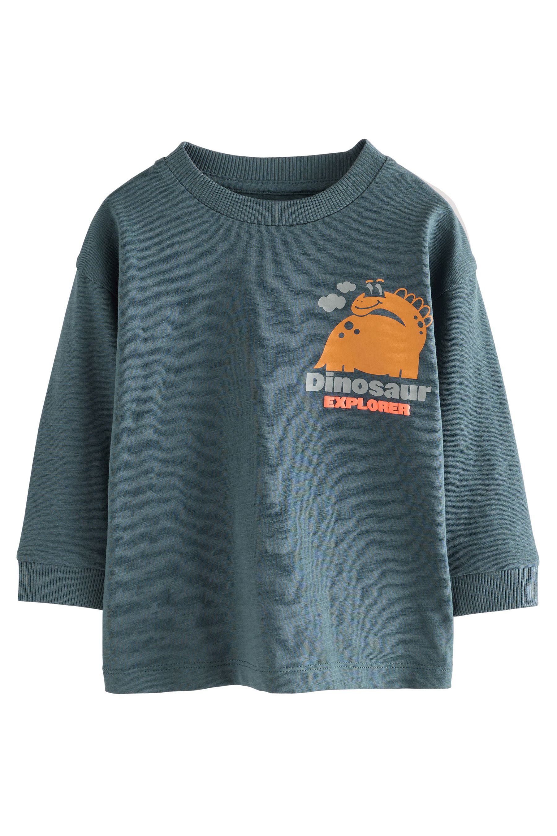 Next Langarmshirt Langarmshirt mit Rückenprint (1-tlg) günstig online kaufen