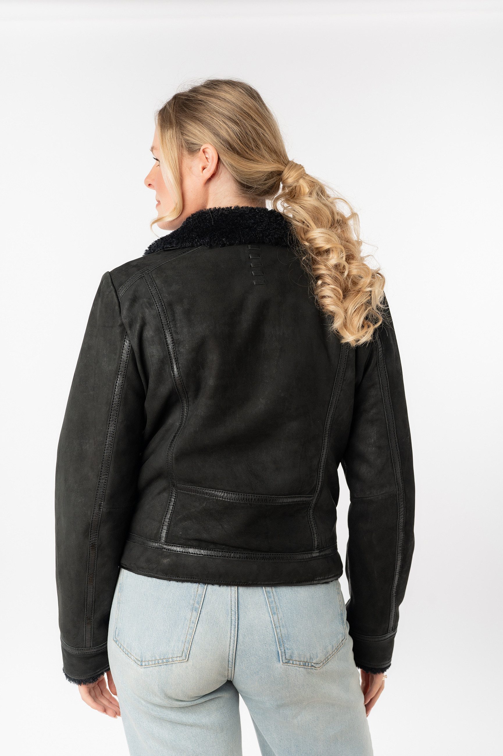 Mauritius Lederjacke MWRila SF gefüttert, mit Reverskragen günstig online kaufen