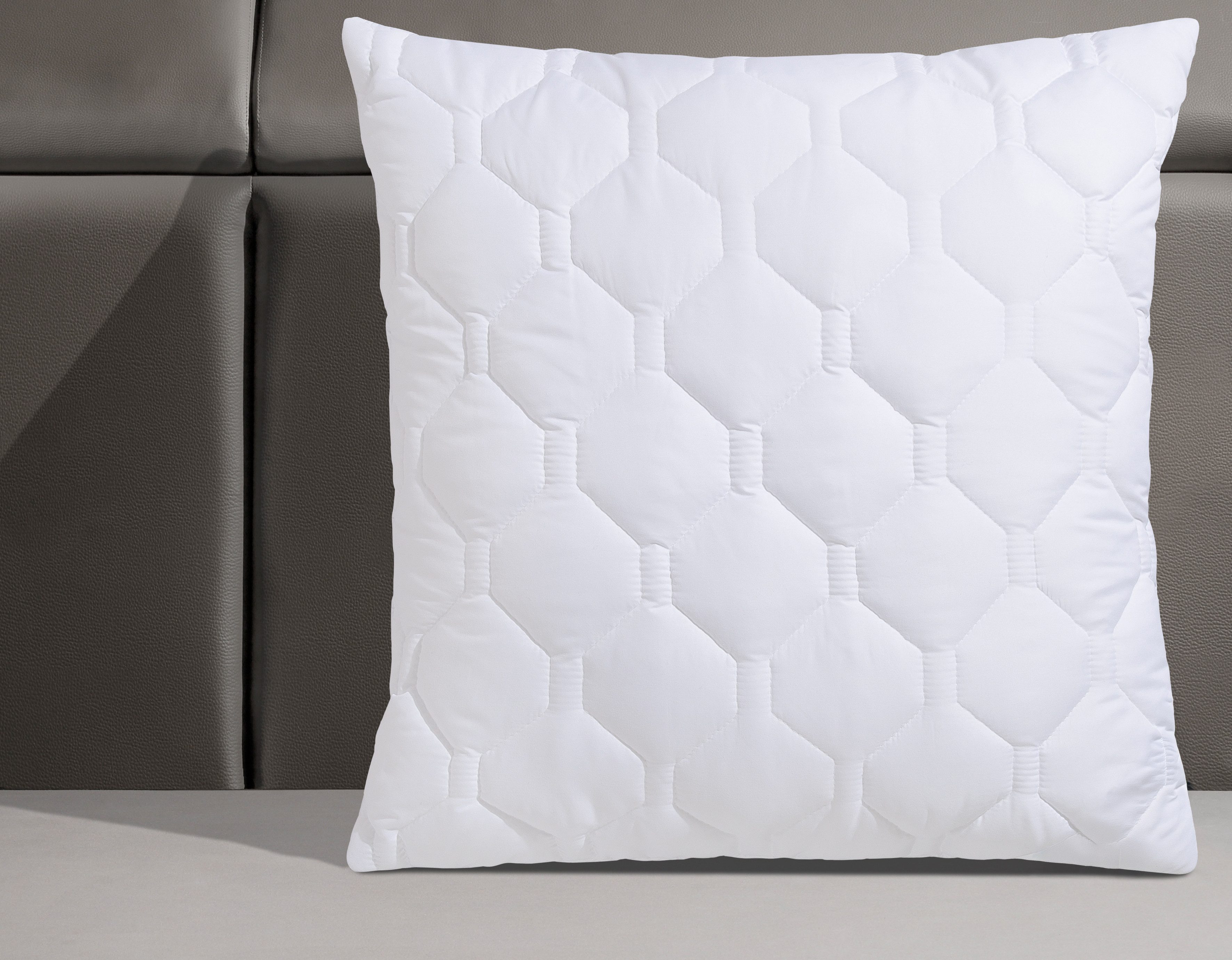 OTTO home Microfaserkissen Rike Kopfkissen 40x80 cm, 80x80 cm, Füllung: Polyester, Bezug: Polyester, Seitenschläfer, Rückenschläfer, Kissen mit sehr guter Atmun – Bild 3 von 5