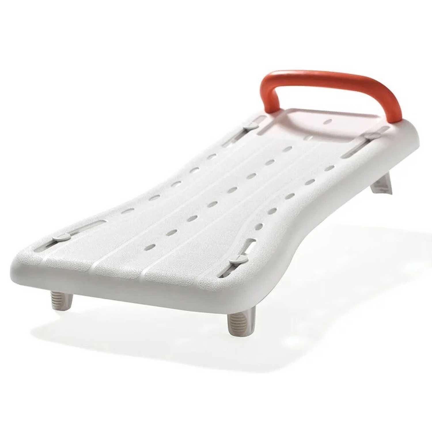Etac GmbH Badewannenbrett Etac Fresh Badewannenbrett 69 cm mit Haltegriff weiß-orange