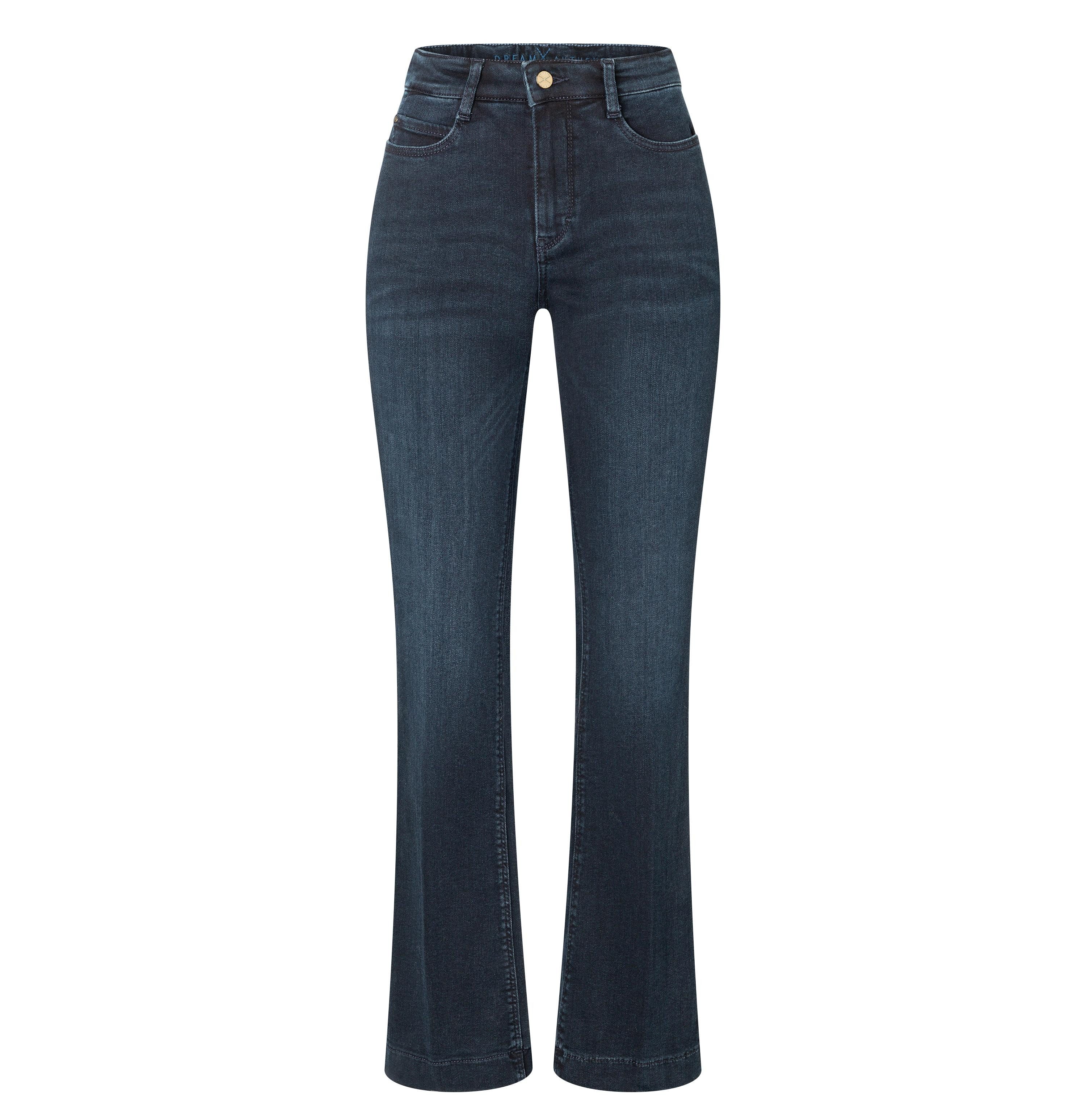 Stretch-Jeans MAC DREAM BOOT midnight blue wash 5429-90-0358L D858