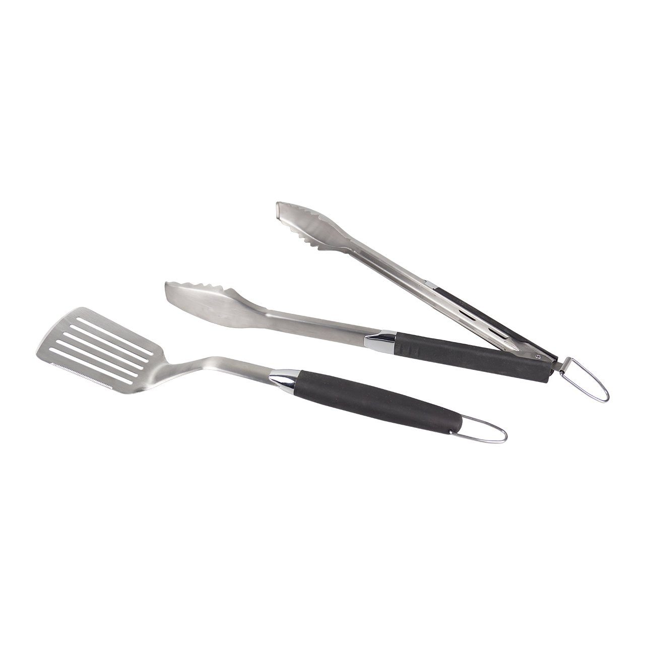 Grill-Zange & Burger-Wender tlg. 2 BlueCraft Grillbesteck-Set, -