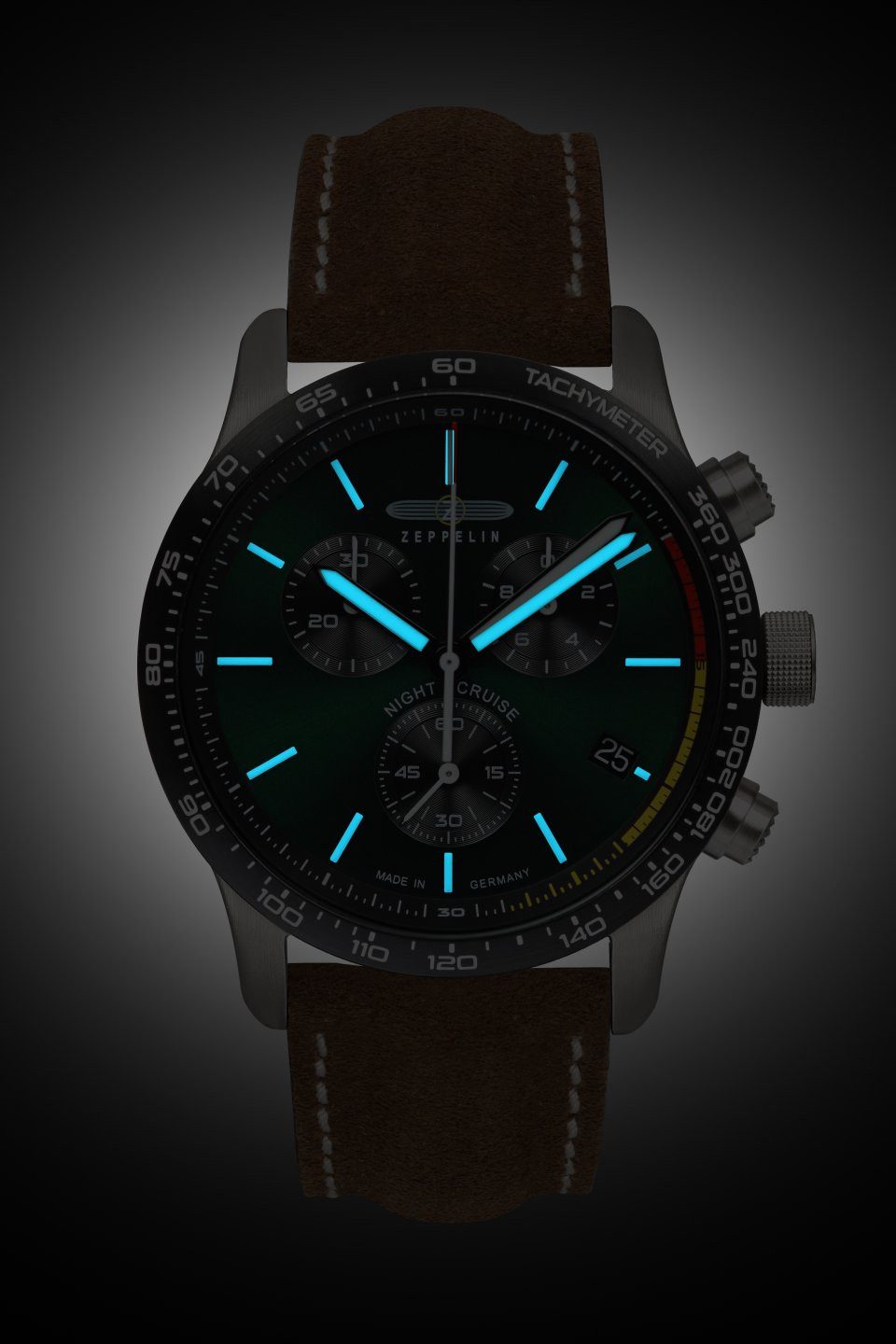 ZEPPELIN Chronograph Night Cruise 7288-4, Quarzuhr, günstig online kaufen