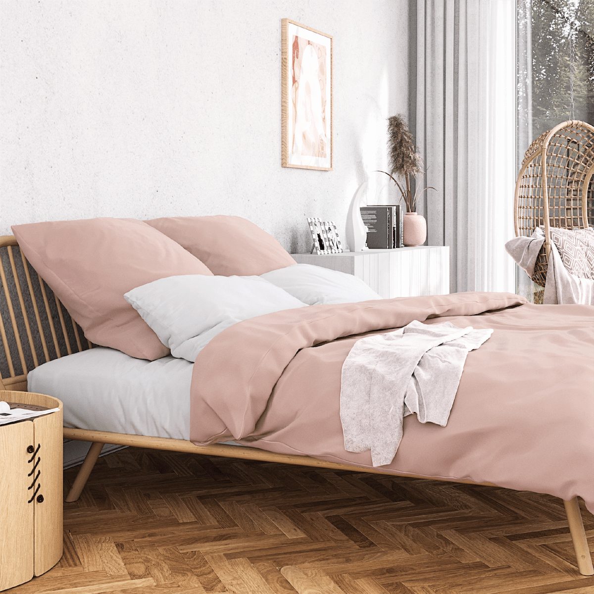 Wolkenfeld Bettwäsche Sommer-Bettwäsche Mako-Satin Baumwolle, Mako-Satin, günstig online kaufen