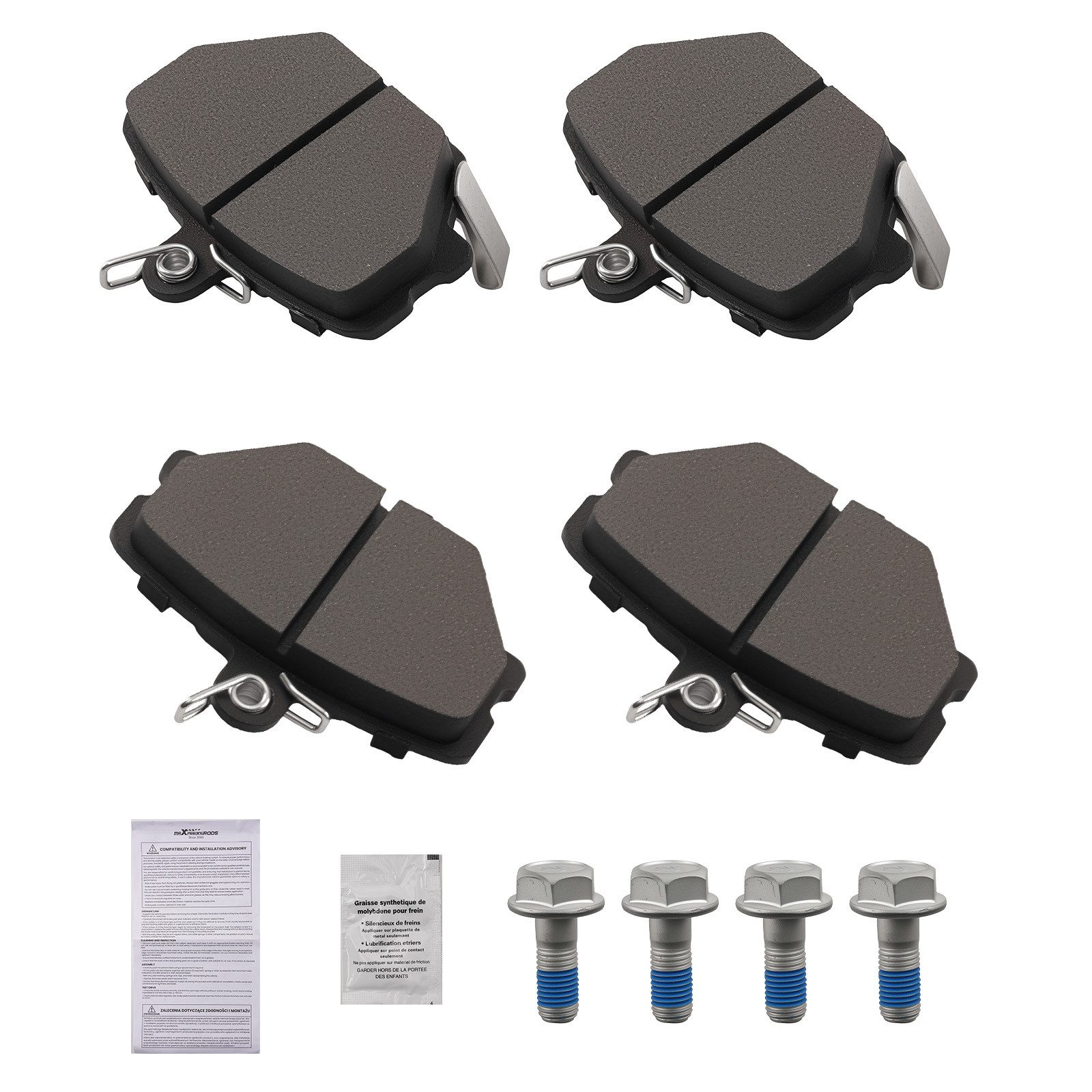 maXpeedingrods Bremsbelag, Bremsbeläge for Smart Cabrio 450 0.6 0.7 0.8 CDI 2000-2004 4514210110