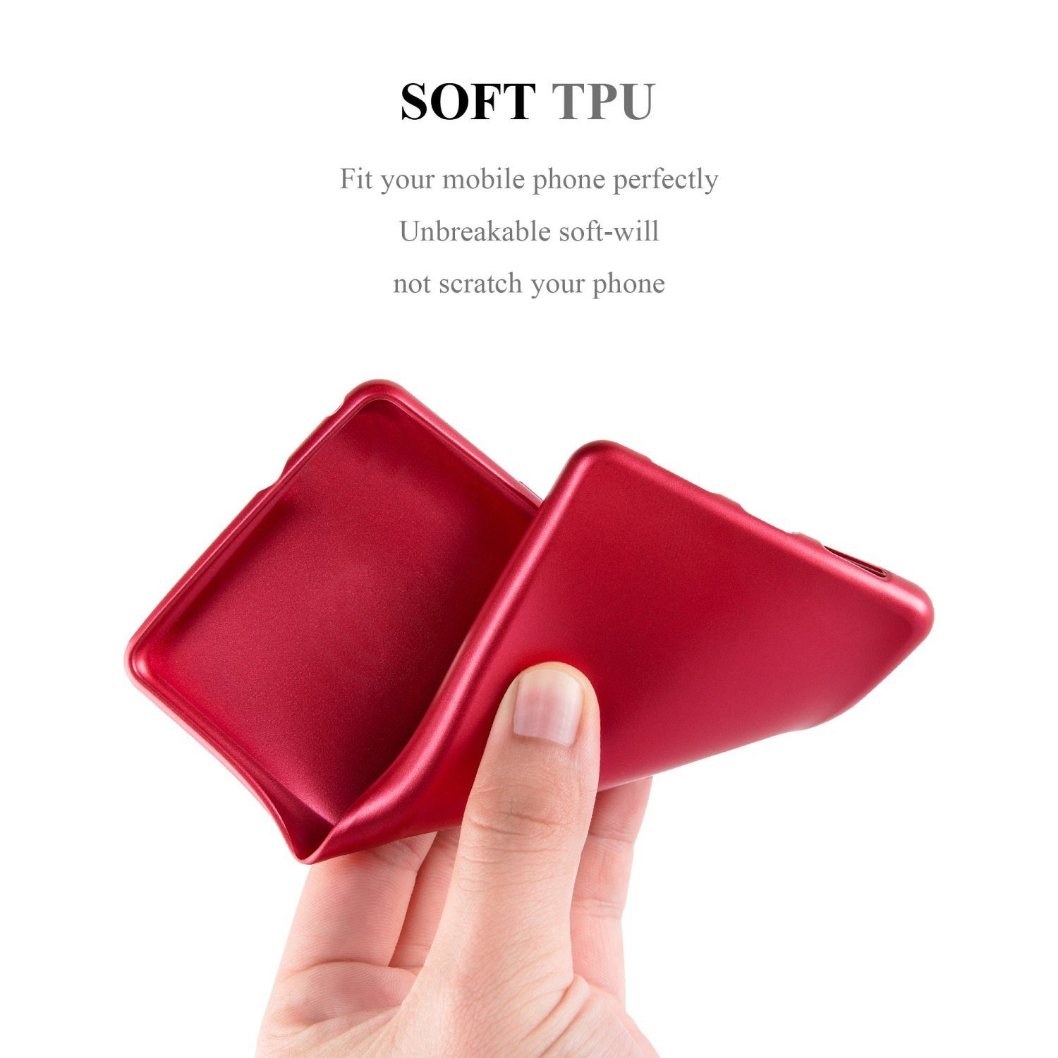Cadorabo Handyhülle für Xiaomi RedMi 10 4G Hülle Xiaomi RedMi 10, Flexible TPU Silikon Handy Schutzhülle - Hülle - ultra slim
