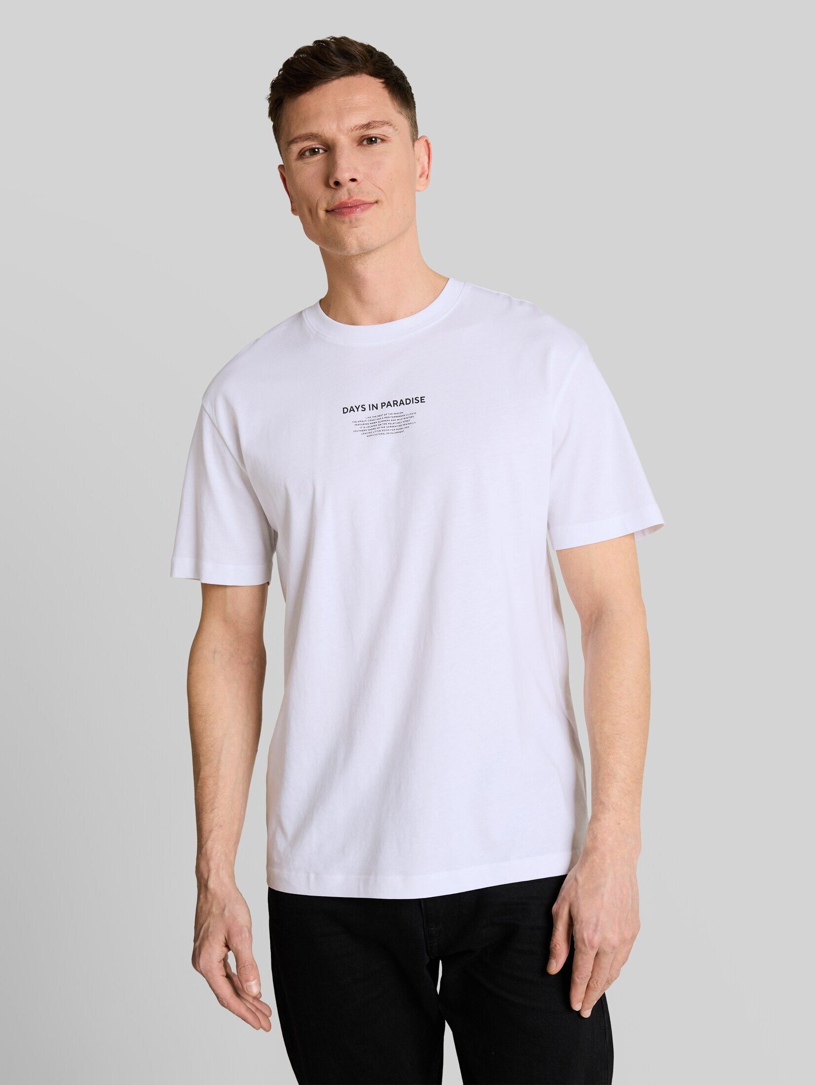 TOM TAILOR Denim T-Shirt T-Shirt Relaxed Fit T-Shirt mit Fotoprint