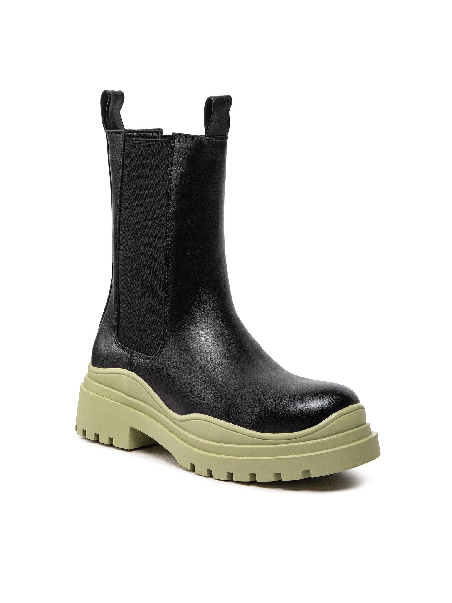 DeeZee Klassische Stiefeletten ZAL90152-1 Black/Lime Stiefel