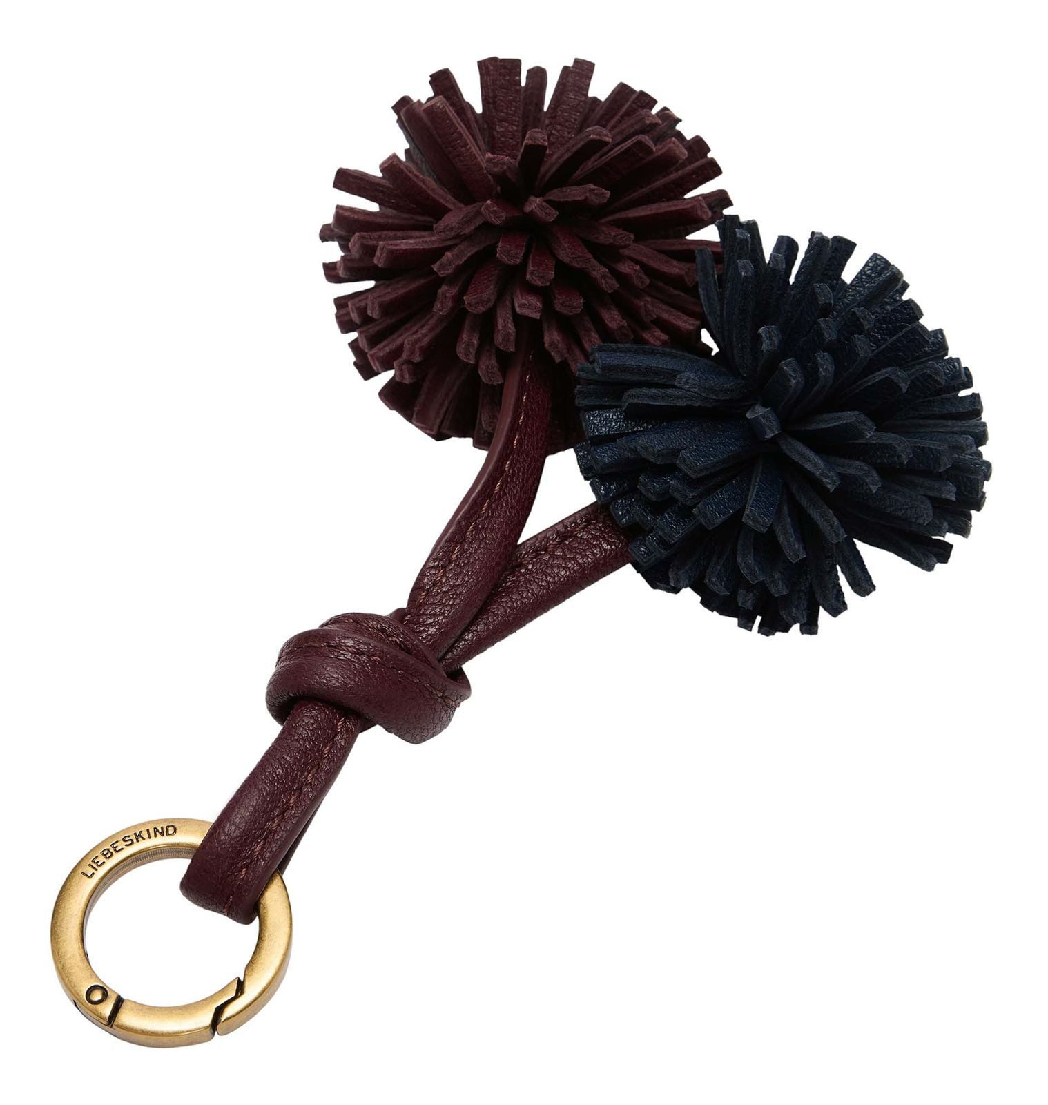 Liebeskind Berlin Schlüsselanhänger Pom Pom Keyring, aus echtem Leder – Bild 3 von 4