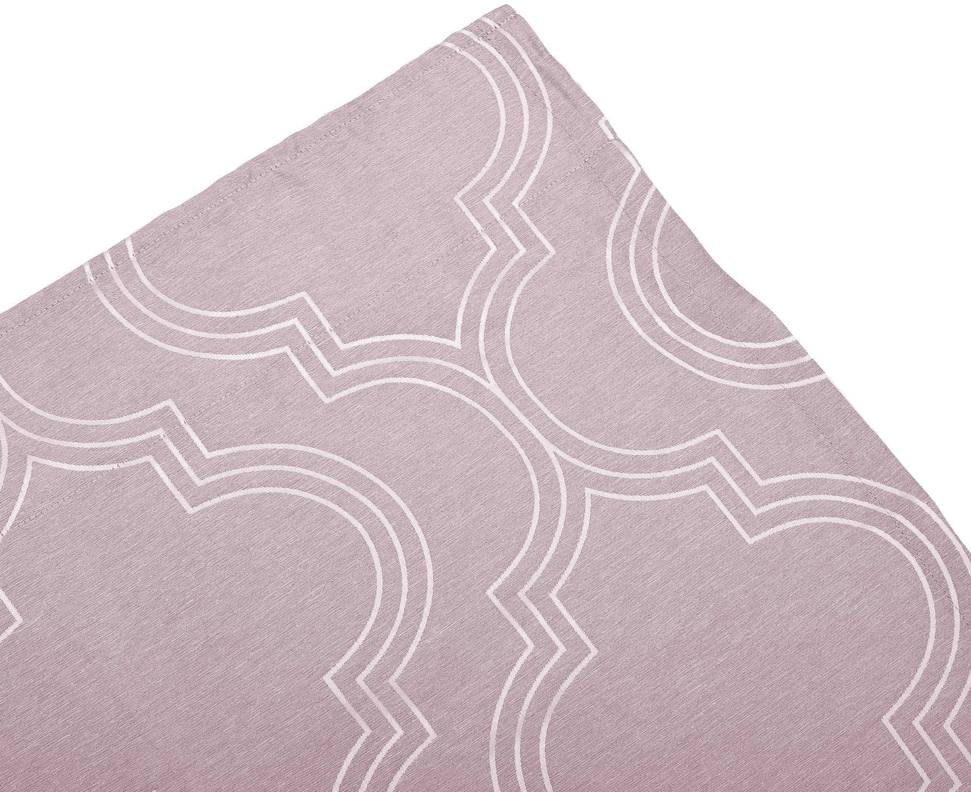 Vorhang Größen blickdicht, (1 verschiedene Leonique, Triana, blickdicht, Multifunktionsband Jacquard rosé St),