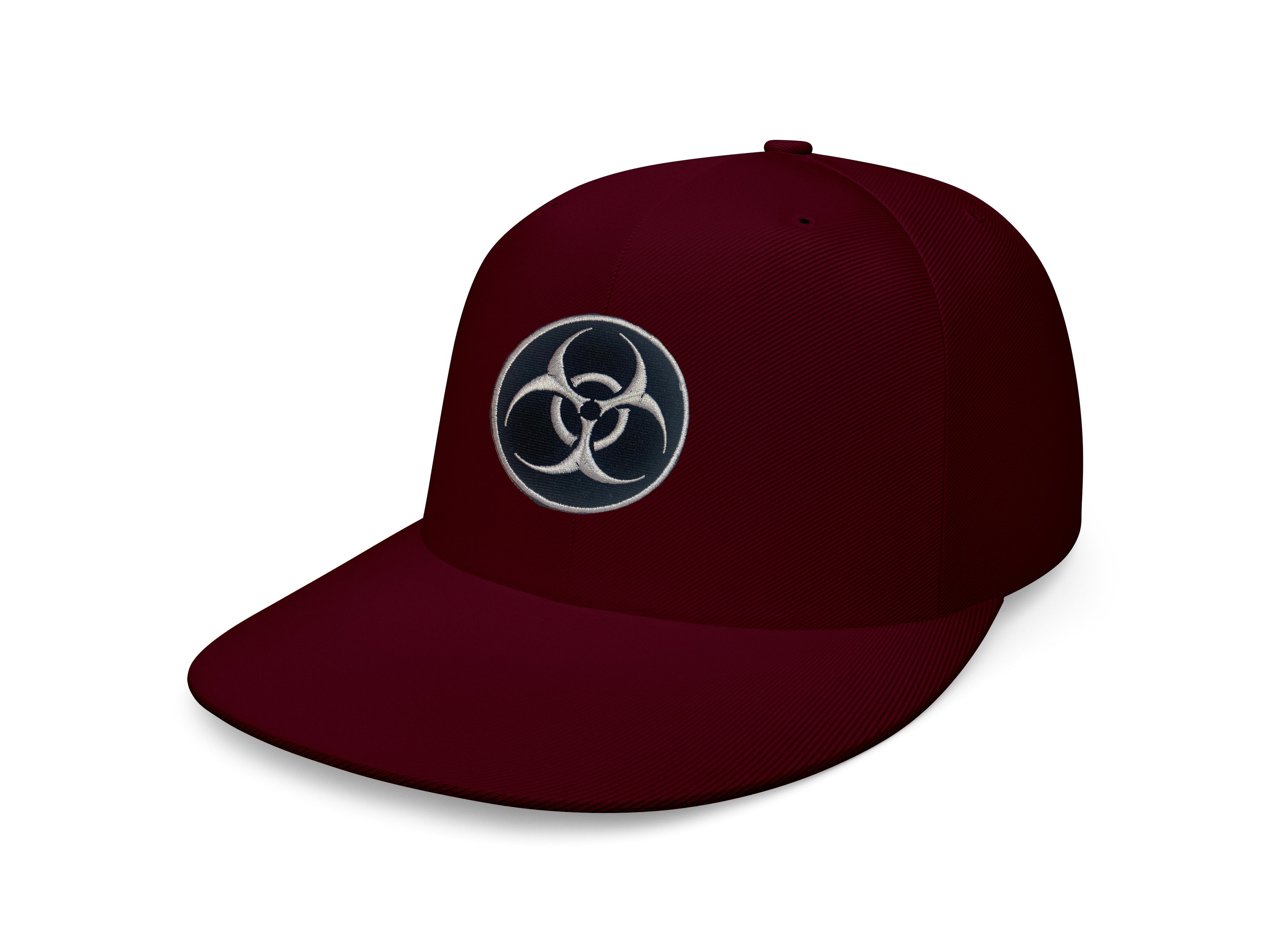 Blondie & Brownie Snapback Cap Unisex Erwachsene Biohazard Gefahrengut Giftig Apokalypse Stick One Size