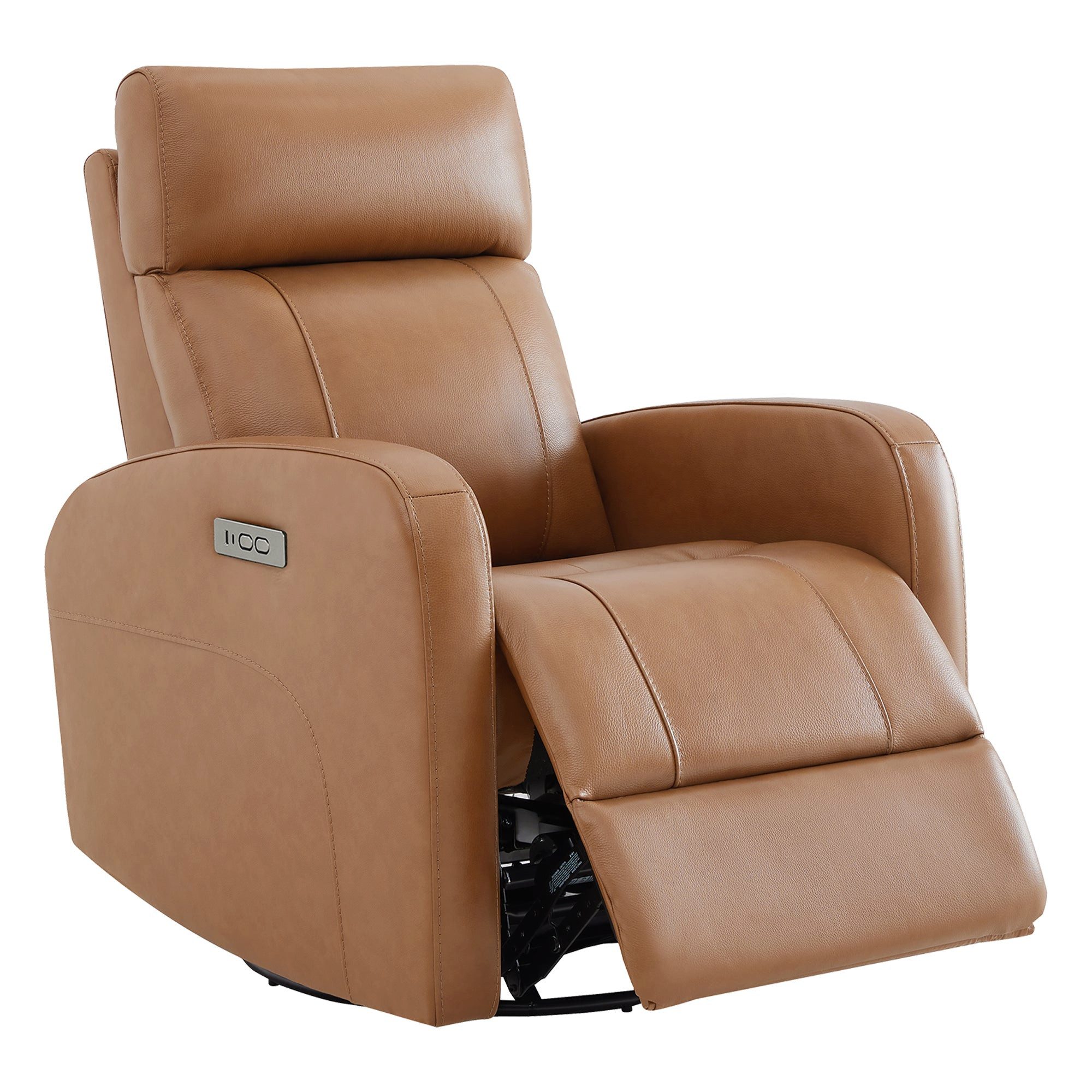 CHITA Relaxsessel (1 St), Elektrischer Funktionssessel, Fernsehsessel, Echtleder, 270° drehbar