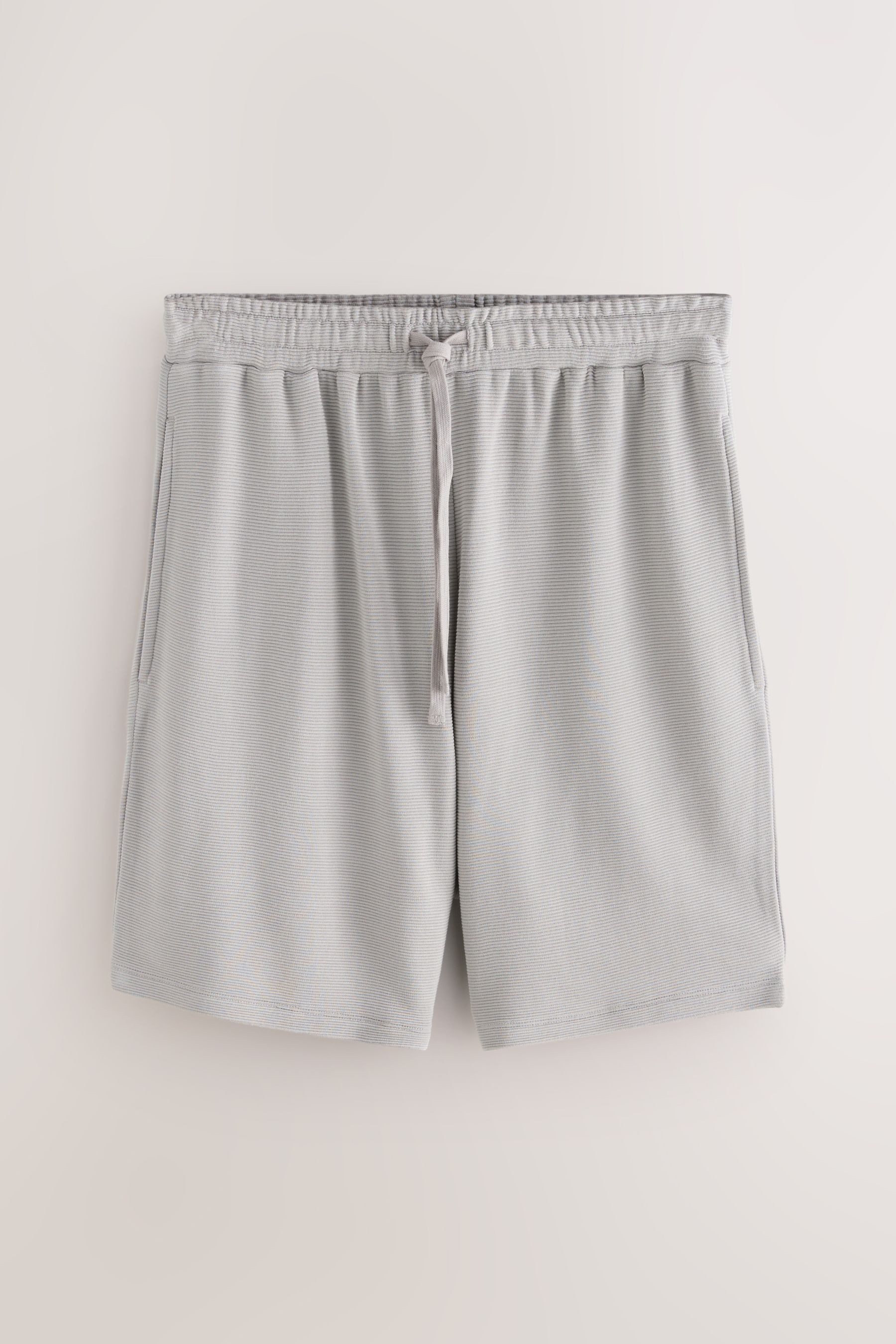 Next Pyjamahose Gerippte Ottoman Shorts aus Modal, 3er-Pack (3-tlg)