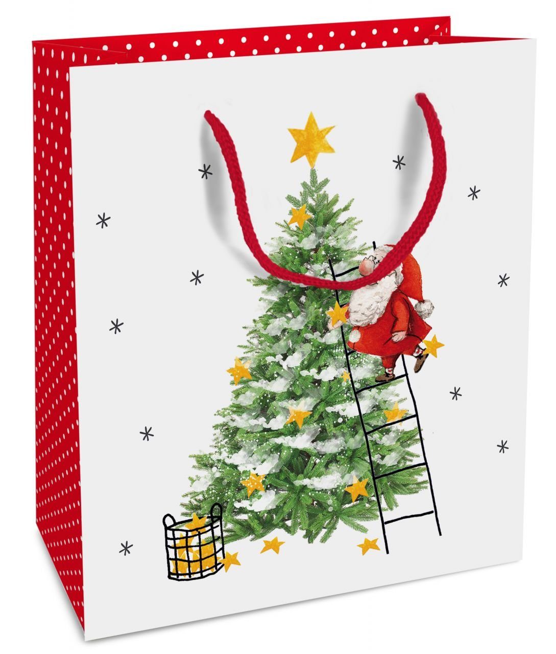 Braun+Company Atelier Geschenkpapier Braun & Company Geschenktragetasche X-Mas Eve 18 x