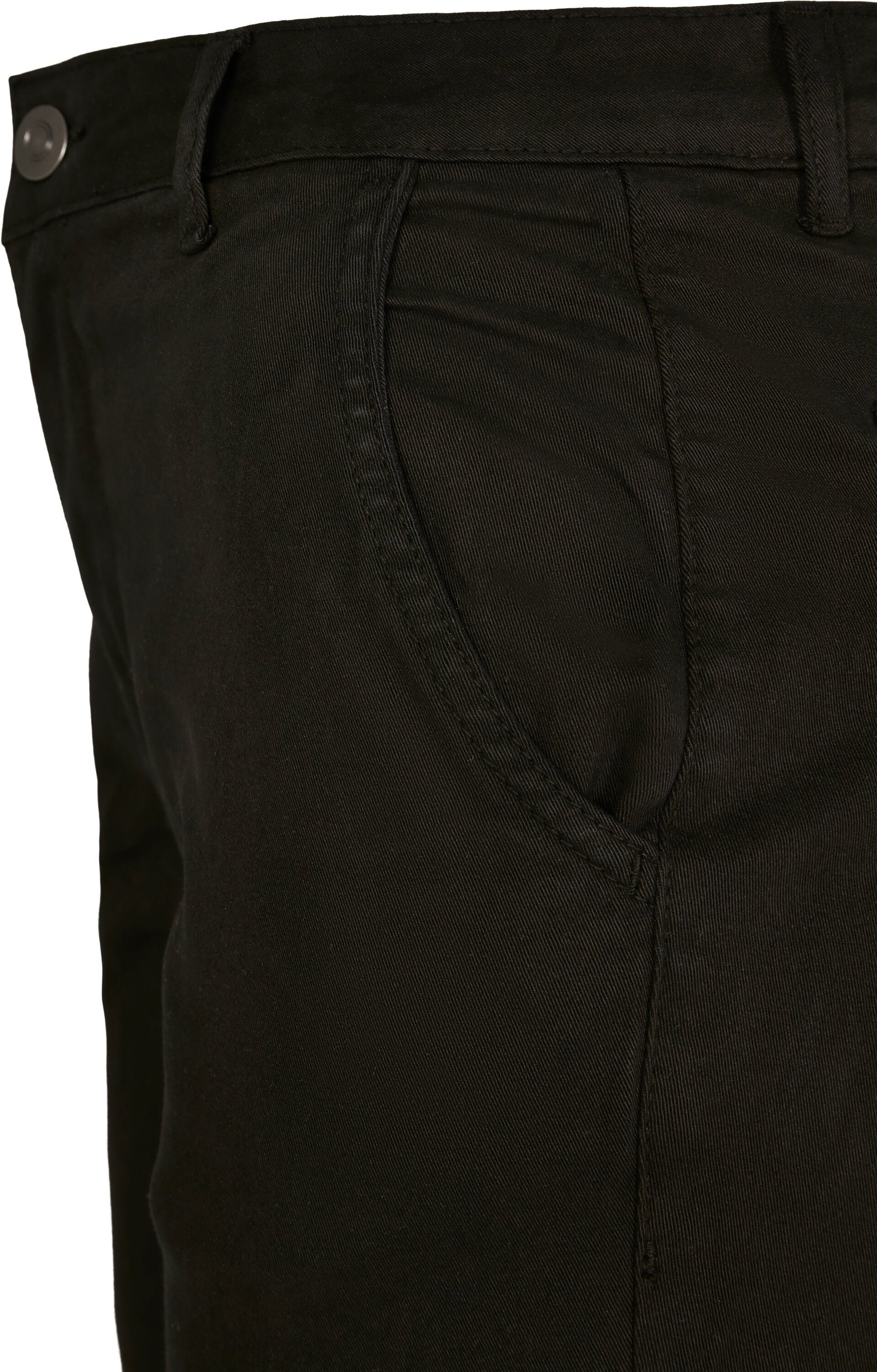 URBAN High black Cargohose Pants (1-tlg) Damen Cargo CLASSICS Ladies Waist