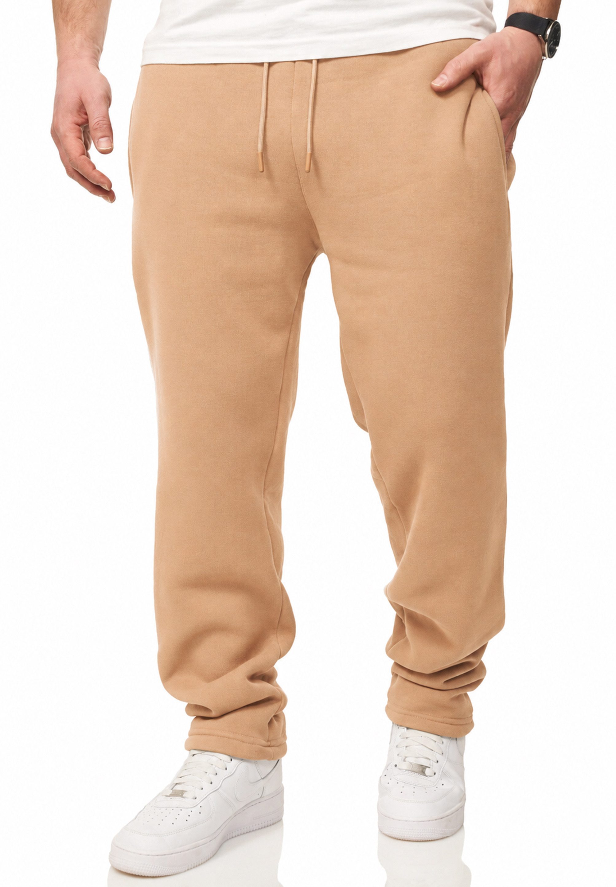 DAILY COTTON Jogginghose im Straight-Fit als Lange Sweatpants Trainingshose Herren Freizeithose aus Baumwolle