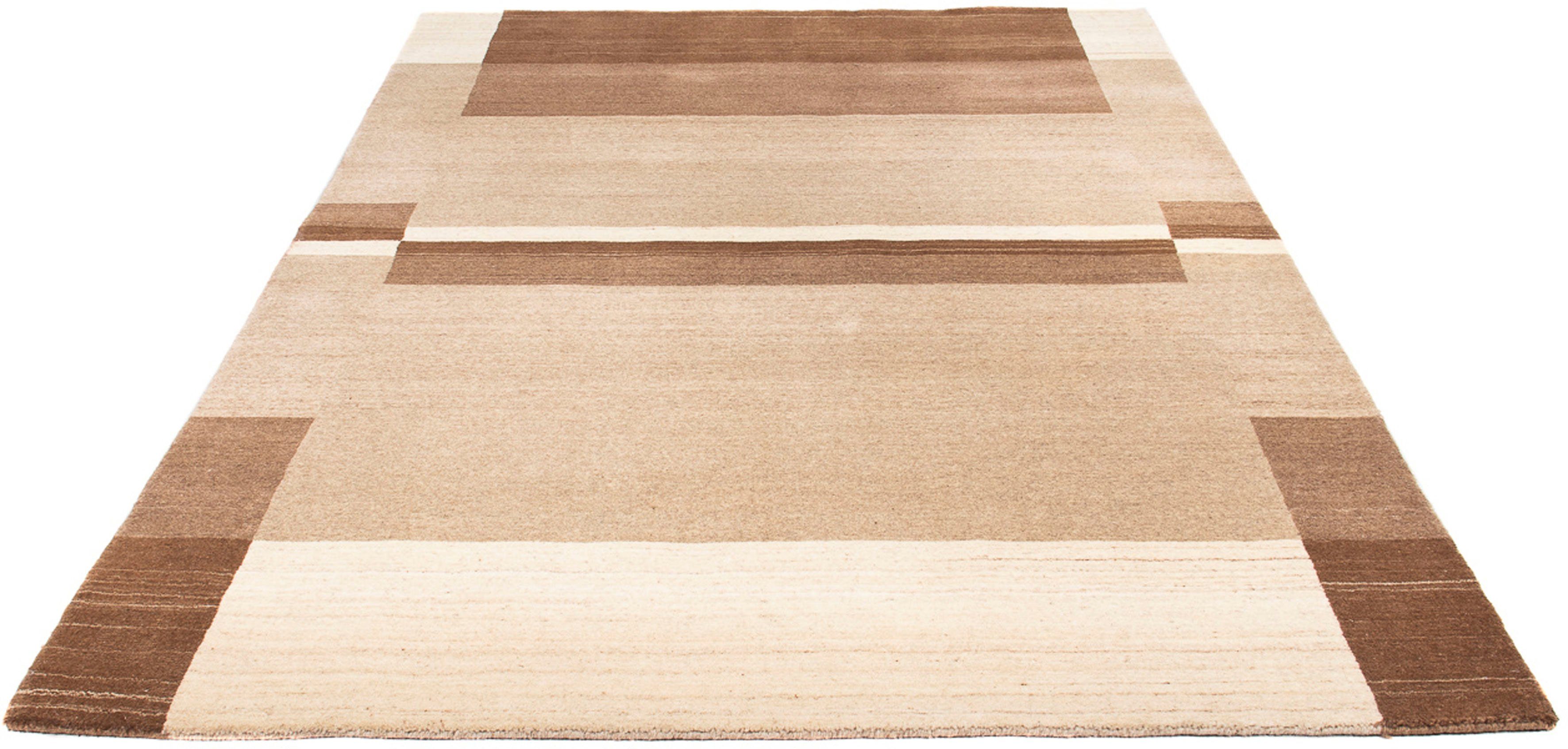 Wollteppich Gabbeh - Loribaft Softy - 230 x 162 cm - mehrfarbig, morgenland, rechteckig, Höhe: 12 mm, Wohnzimmer, Einzelstück | Kurzflor-Teppiche