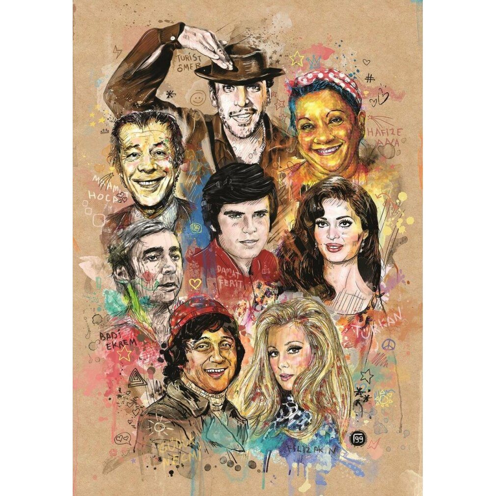 ART PUZZLE Puzzle Puzzle Türkische Filme 1000 Teile, Puzzleteile