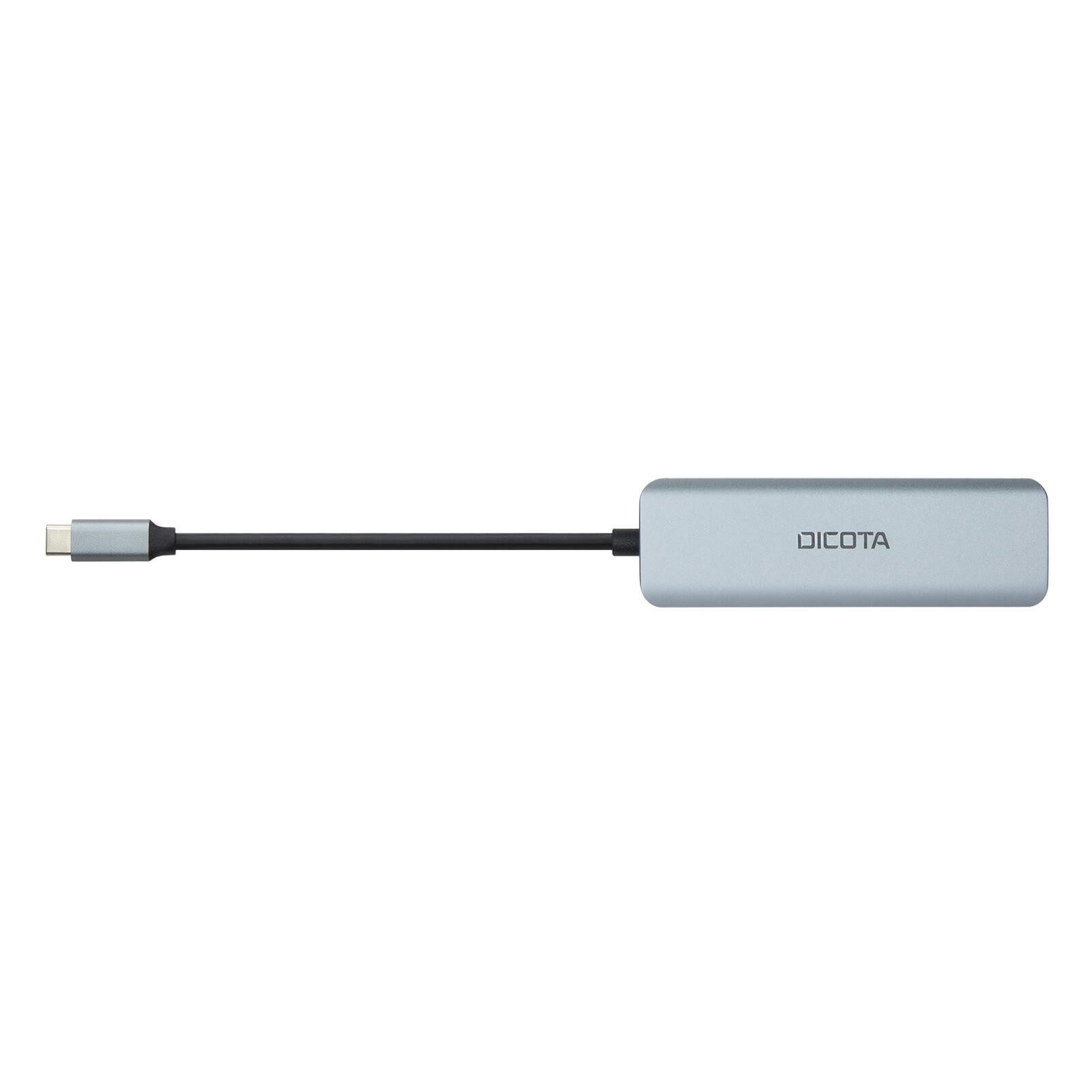 DICOTA Laptop-Dockingstation USB-C 4-in-1 Highspeed Hub 10 Gbps