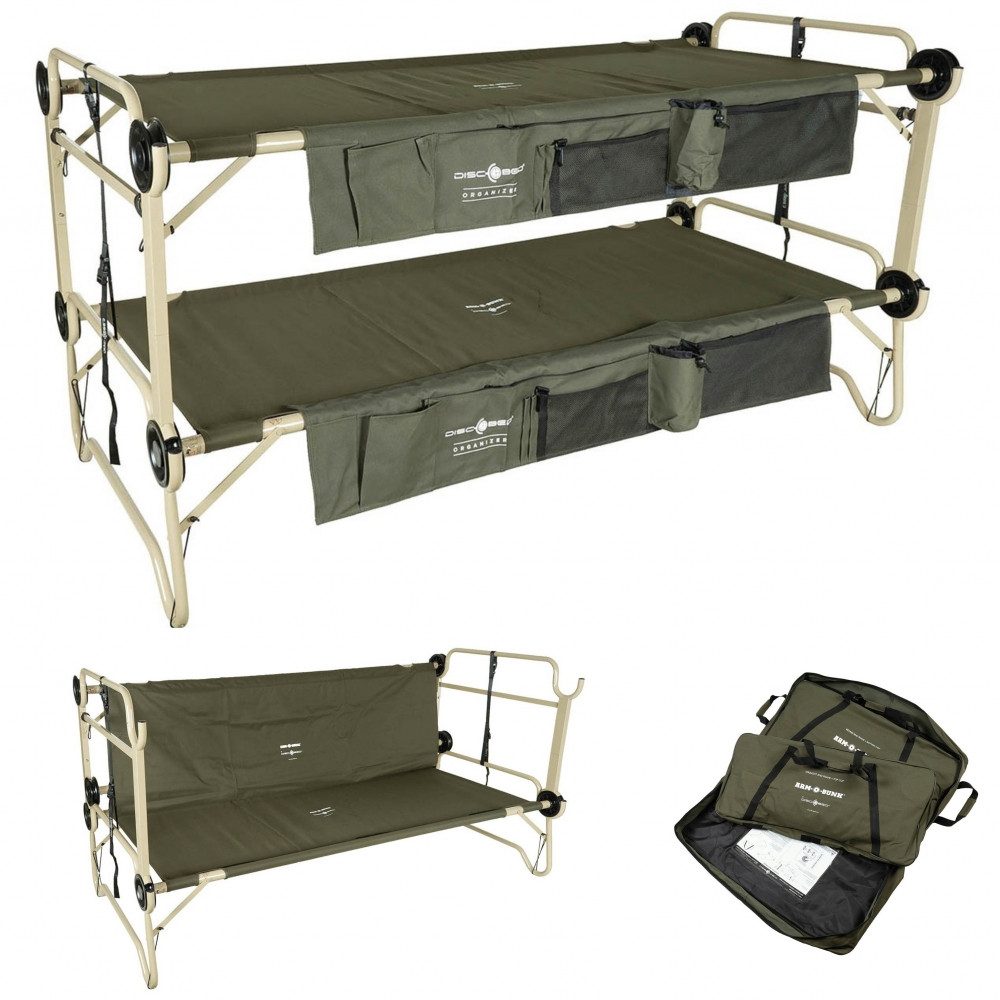 Feldbett Feldbett, Disc-O-Bed, Arm-O-Bunk,m. Seitent., oliv