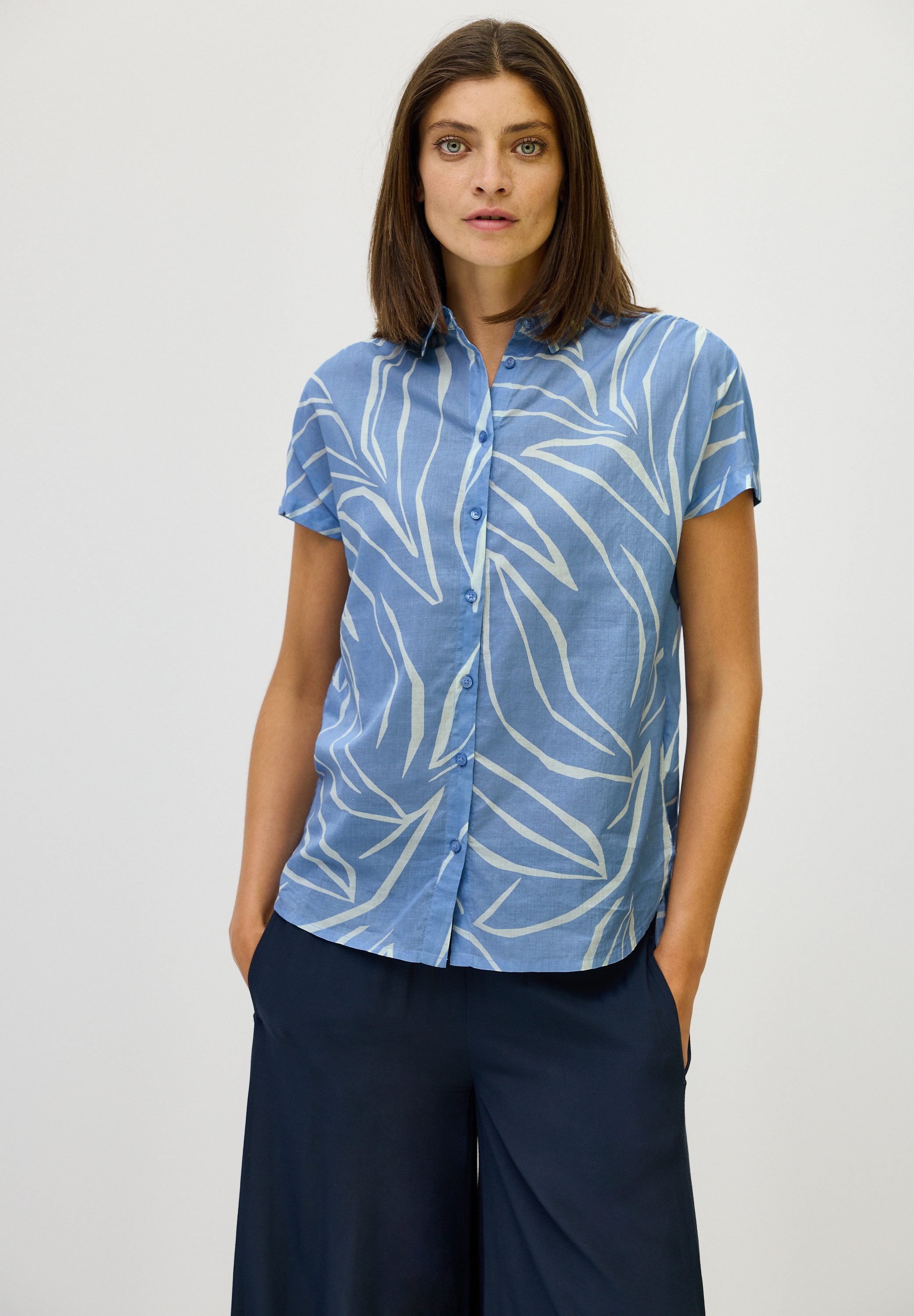 CECIL Hemdbluse mit allover Print günstig online kaufen