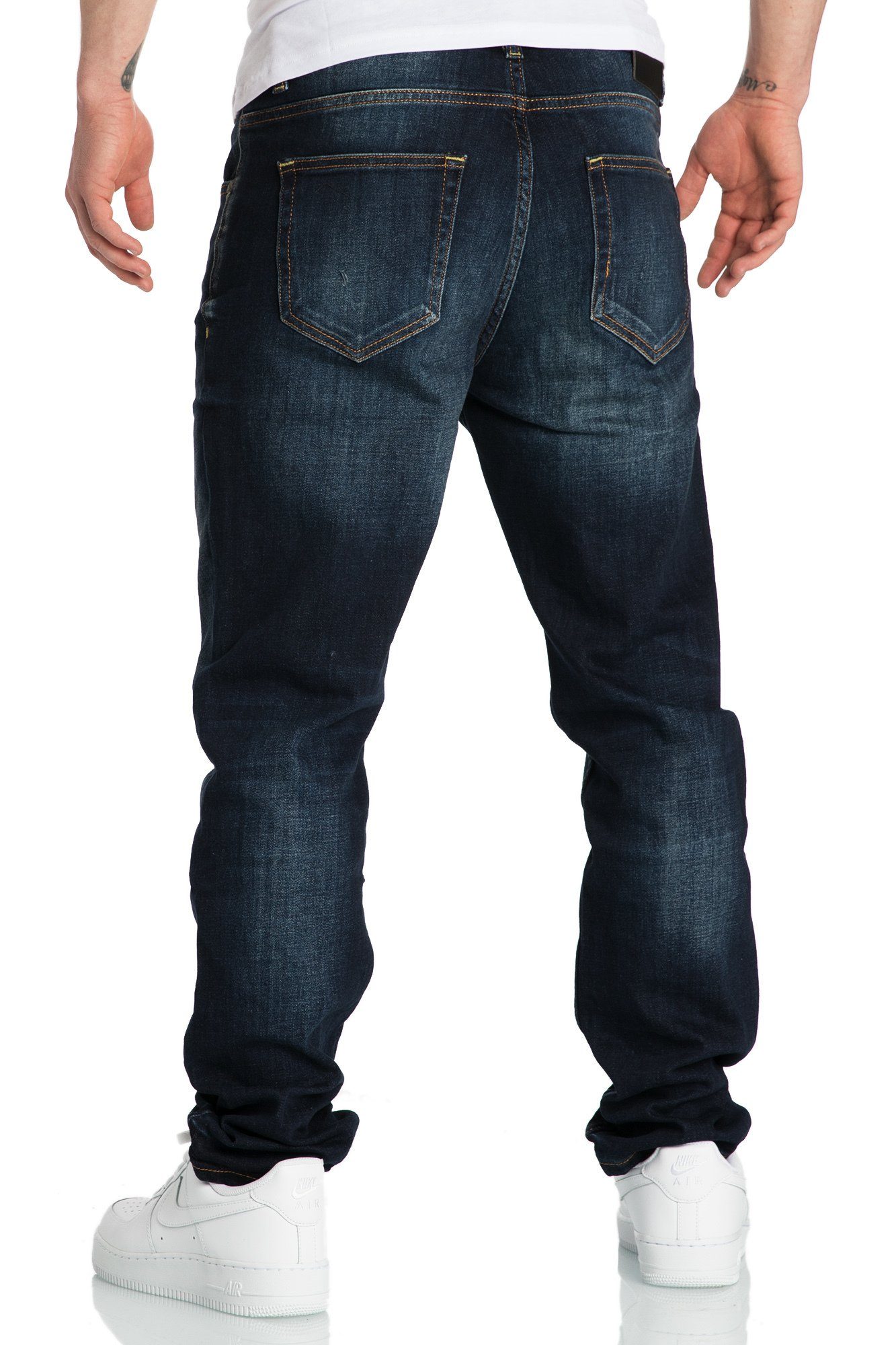 Amaci&Sons Straight-Jeans KANSAS Regular Fit Destroyed Jeans