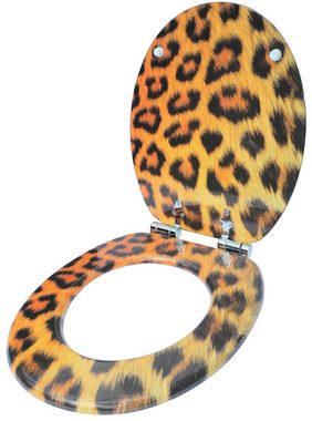 Sanilo WC-Sitz Leopardenfell, mit Absenkautomatik
