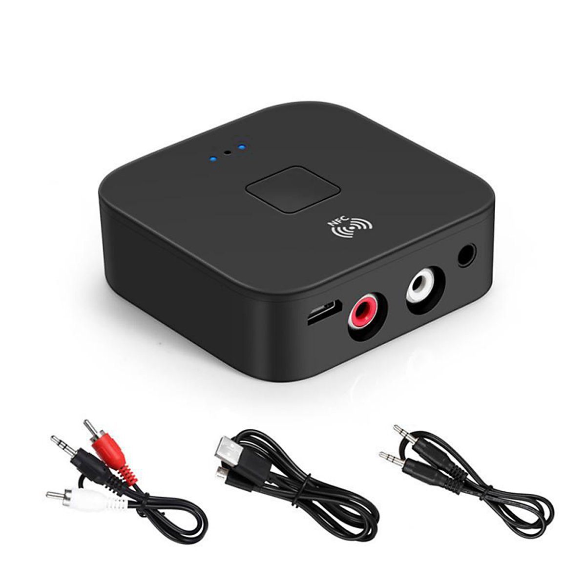 ombar 2 in 1 Bluetooth Sender Empfänger 3,5 mm USB Audio-Adapter Bluetooth- Adapter 3,5-mm-Klinke zu 3,5-mm-Klinke