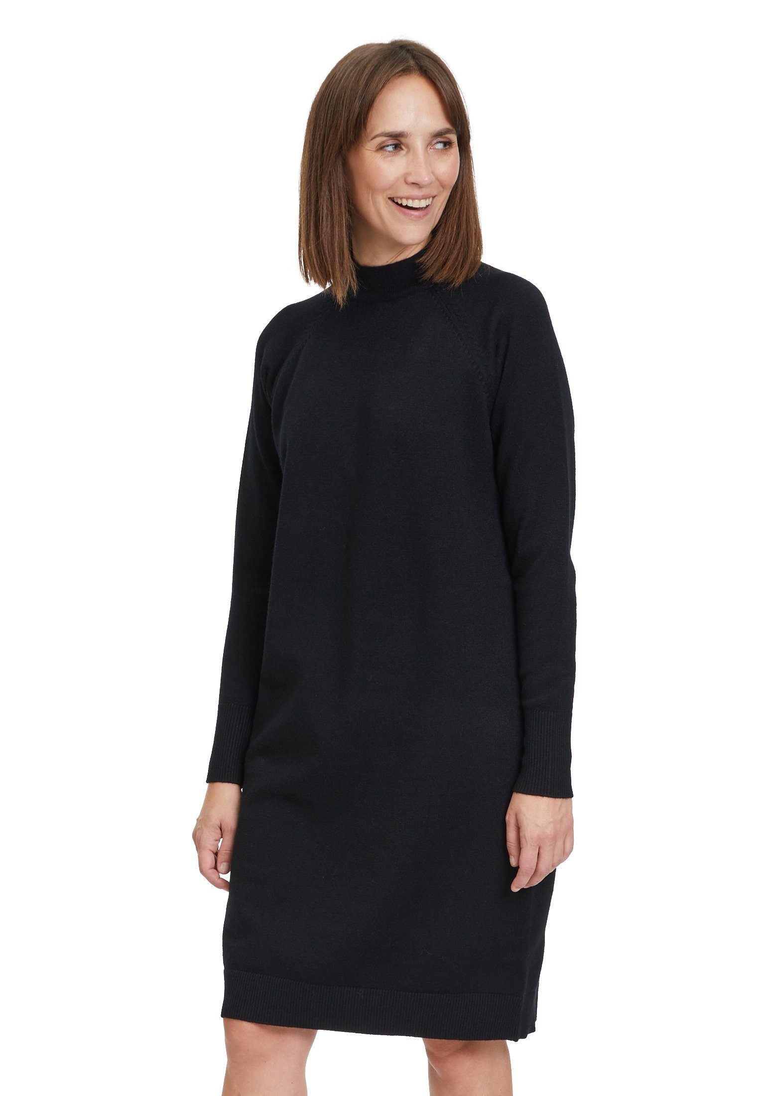 Betty Barclay Minikleid mit Stehkragen (1-tlg) Schwarz