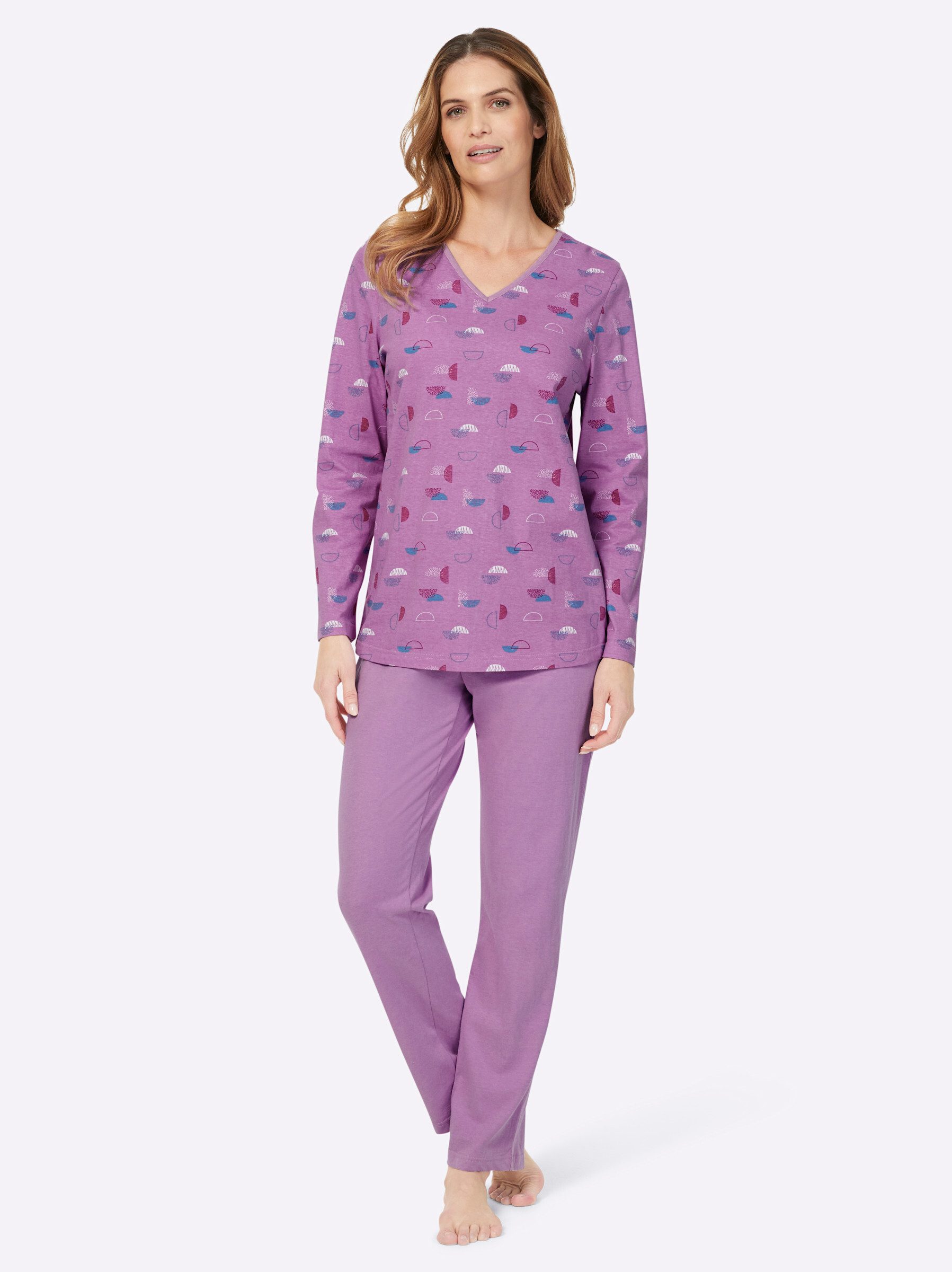 Witt Schlafanzug Schlafanzug Langarm