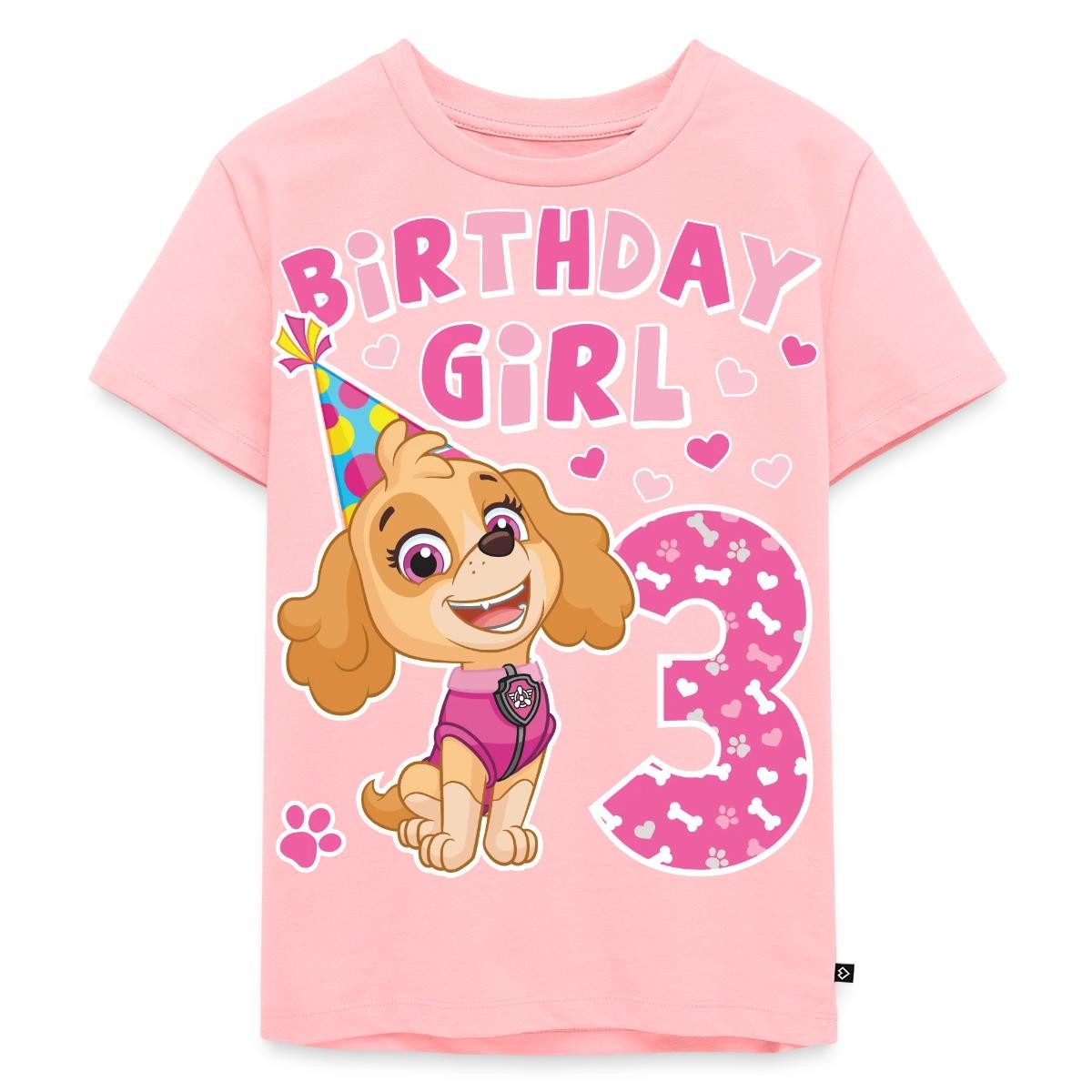 Spreadshirt T-Shirt Paw Patrol 3 Jahre Geschenk 3. Geburtstag Skye Kinder Premium T-Shirt (1-tlg)