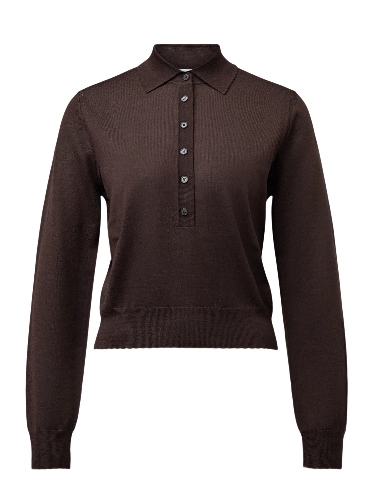 Drykorn Strickpullover braun,Casual,Wolle,Unifarben,Umlegekragen,Langarm,Regular Fit
